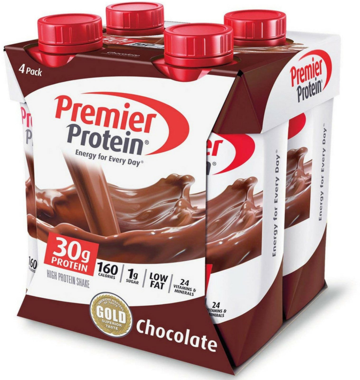 Premier Protein Chocolate 30g Shakes 11 oz x 4 (Pack of 6)