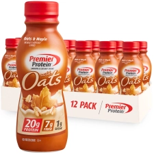 Premier Protein Shake Oats Maple Flavor 20g Protein 11.5 Fl Oz 12 Pack