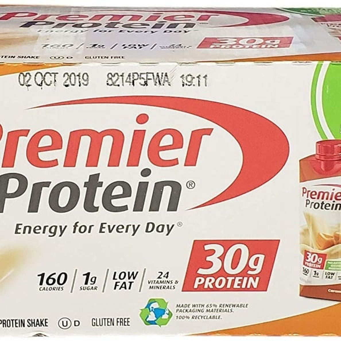 Premier Protein Shakes 11oz 18 Pack Caramel Flavor