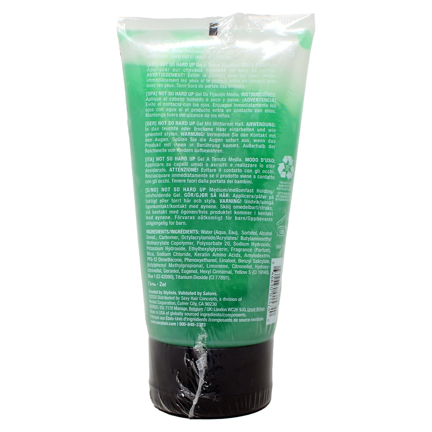 Sexy Hair Style Not So Hard Up Gel 5.1 oz - Unisex Hair Gel
