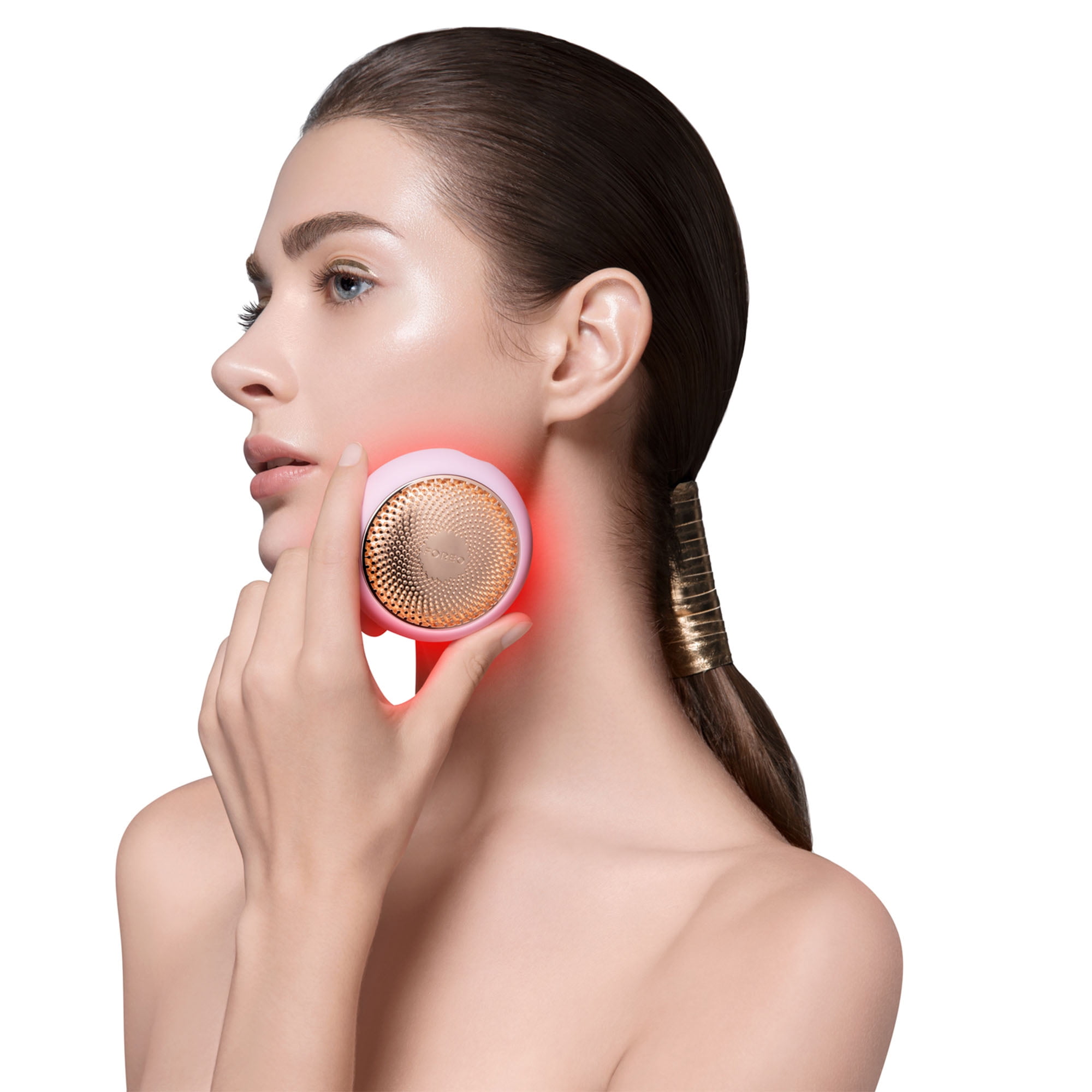 FOREO UFO 2 Supercharged 2-Minute Full Facial Skincare Device for All Skin Types Pearl Pink - AmerikaSepetim