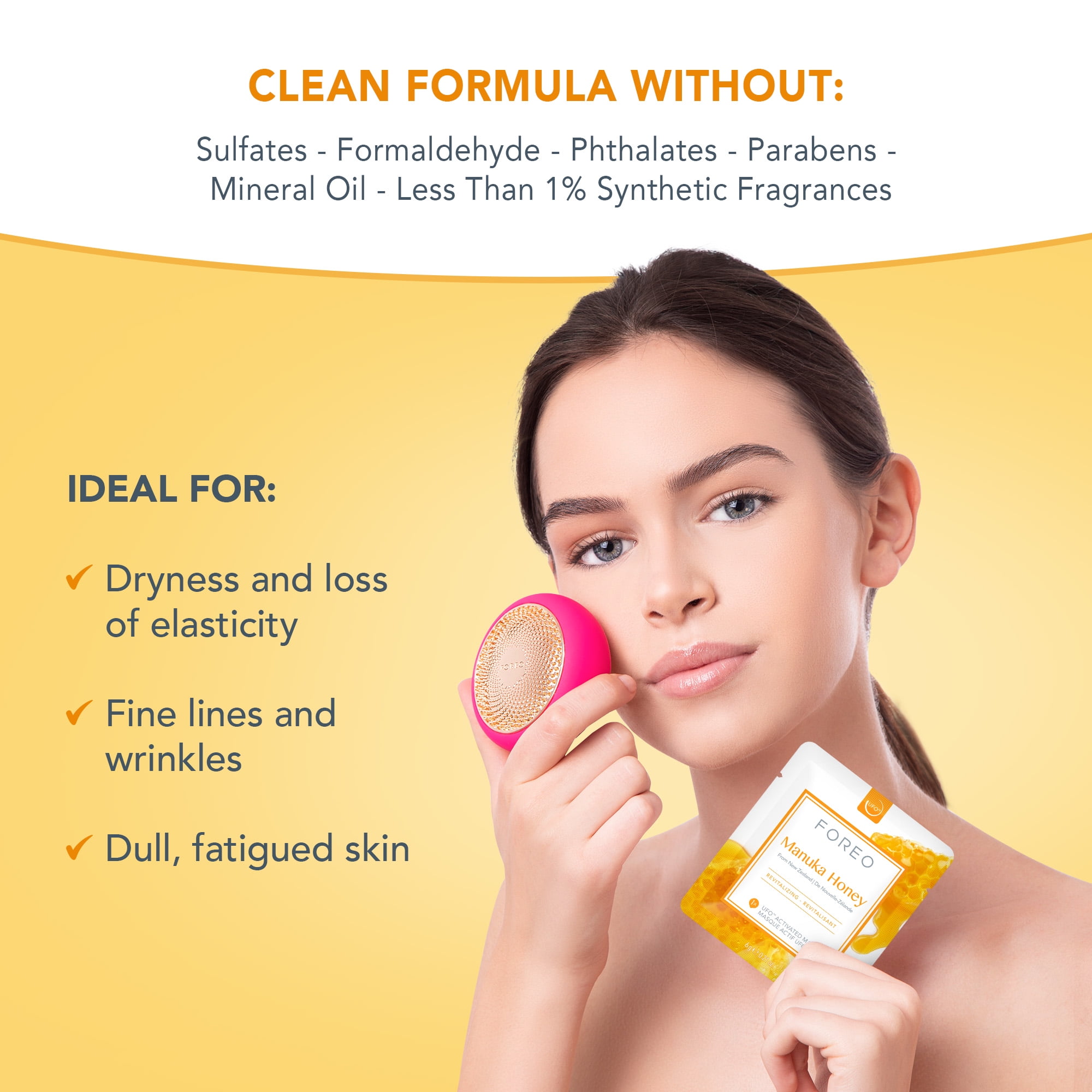 FOREO UFO MASK MANUKA HONEY FOR GLOWING SKIN