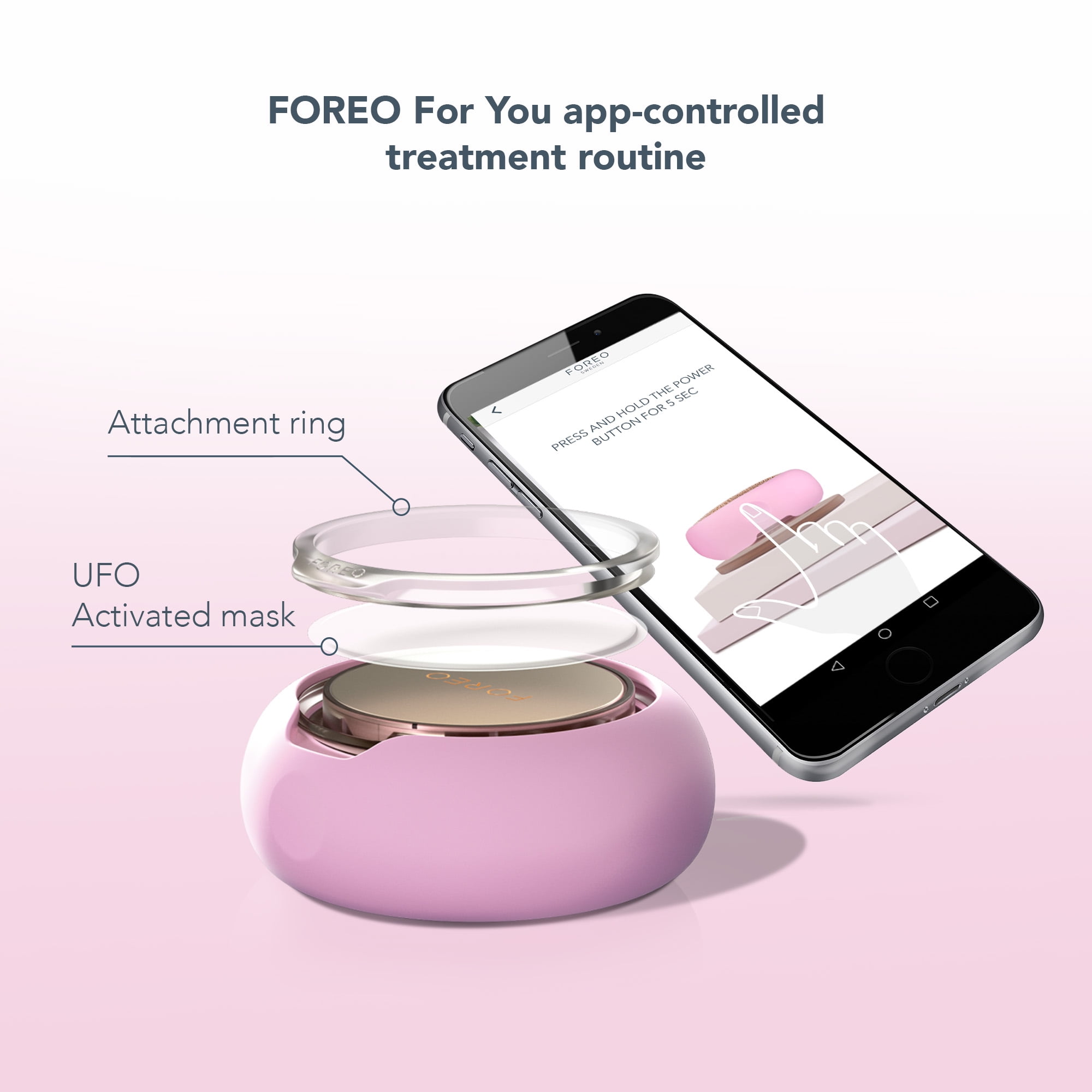 FOREO UFO Mini 2 Pearl Pink for Vibrant Skincare