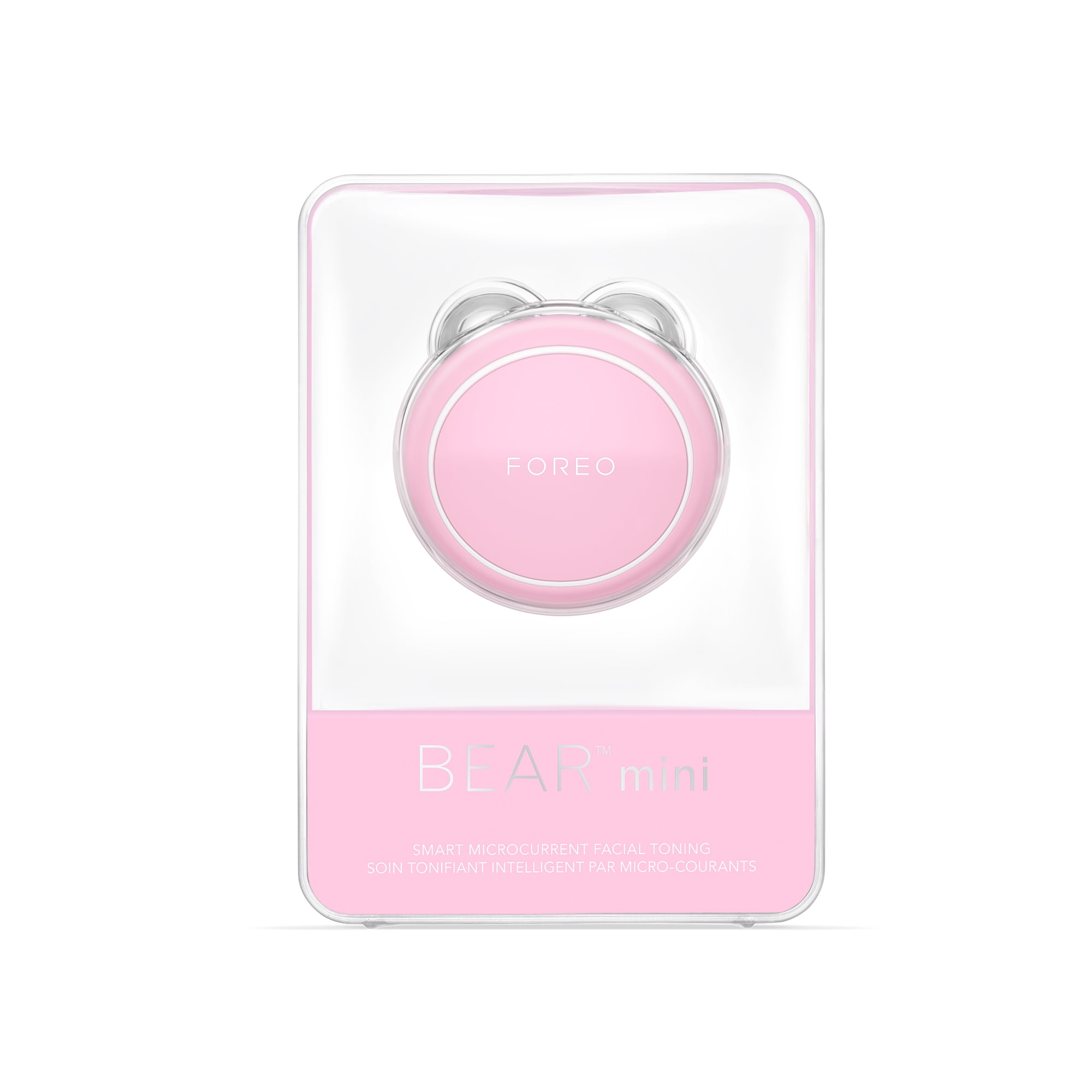 FOREO BEAR Mini Facial Toning Device in Pearl Pink Color