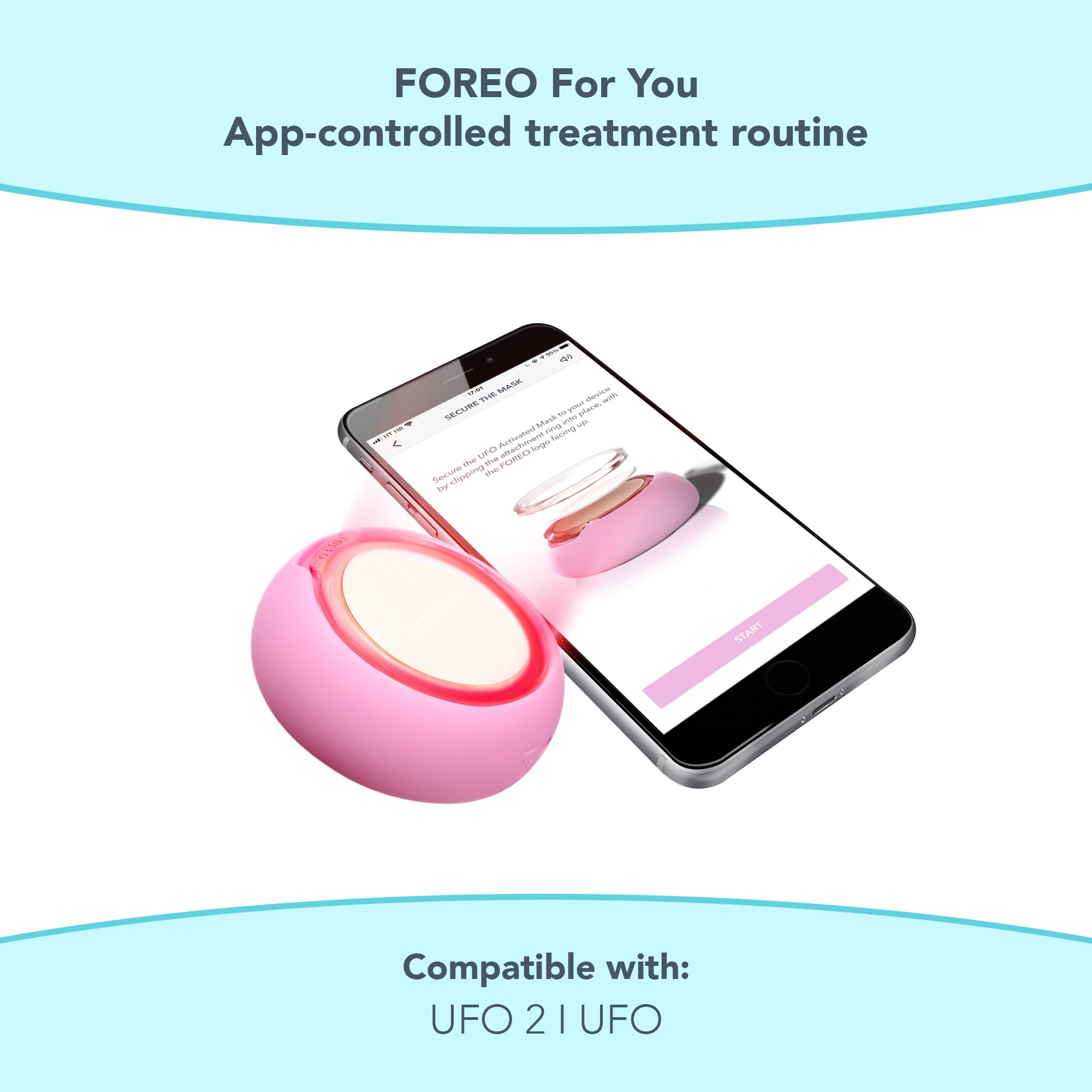 FOREO UFO Masks Youth Junkie 2.0 Set of 6 for Youthful Skin