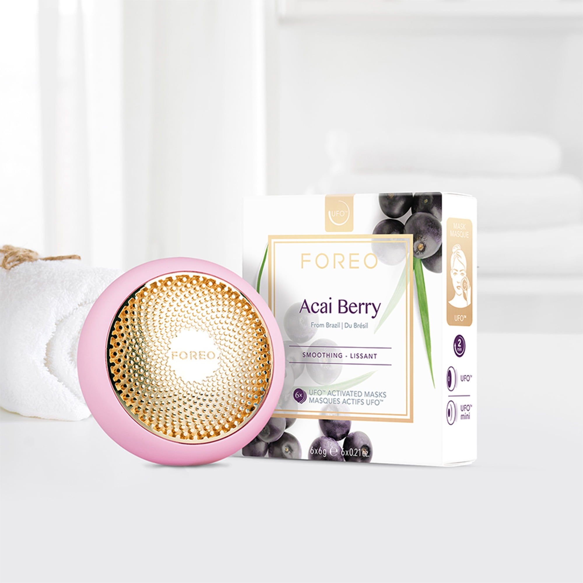 FOREO UFO Mask Acai Berry for Glowing Skin and Nourishment