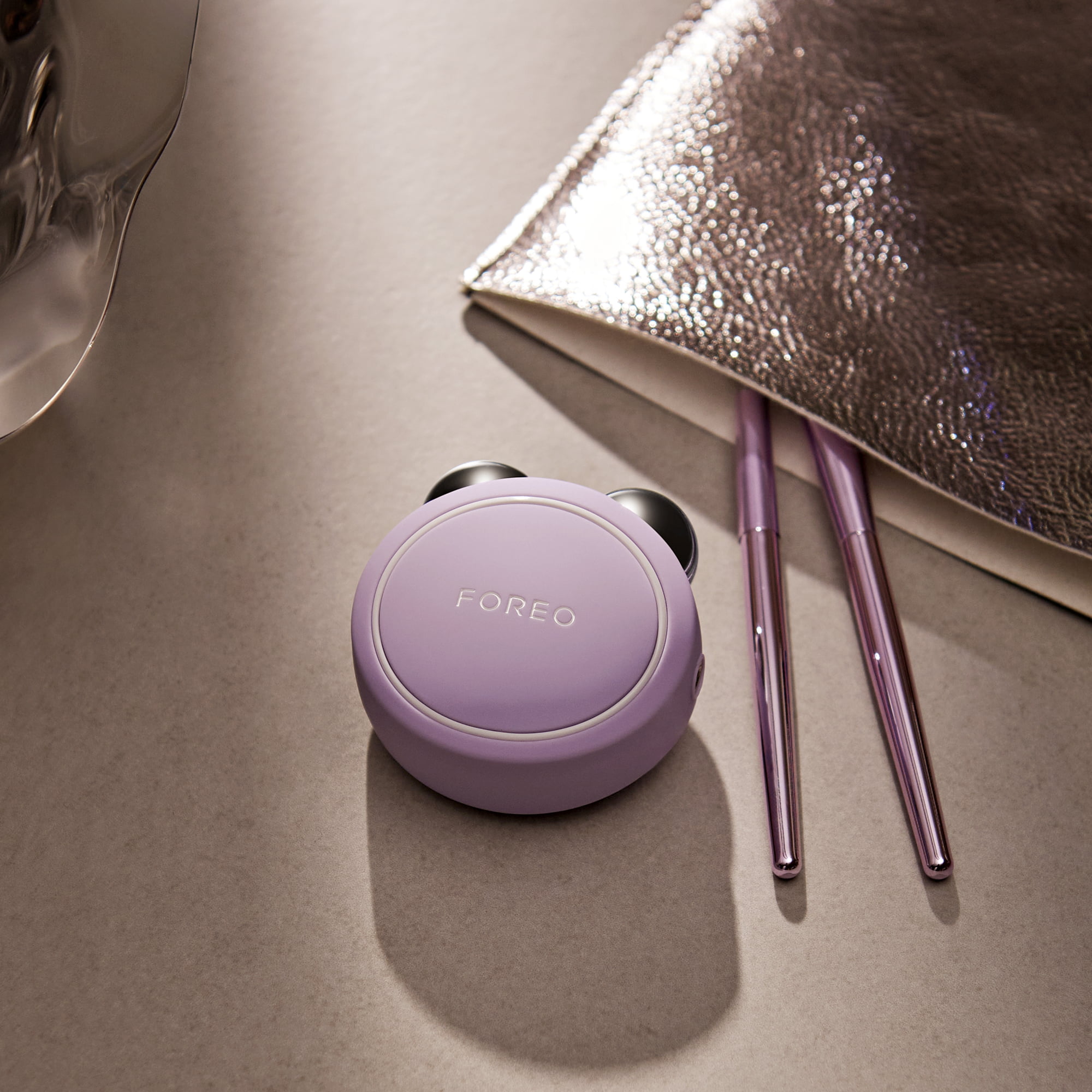 FOREO BEAR MINI Facial Toning Device Lavender for Tighter Skin