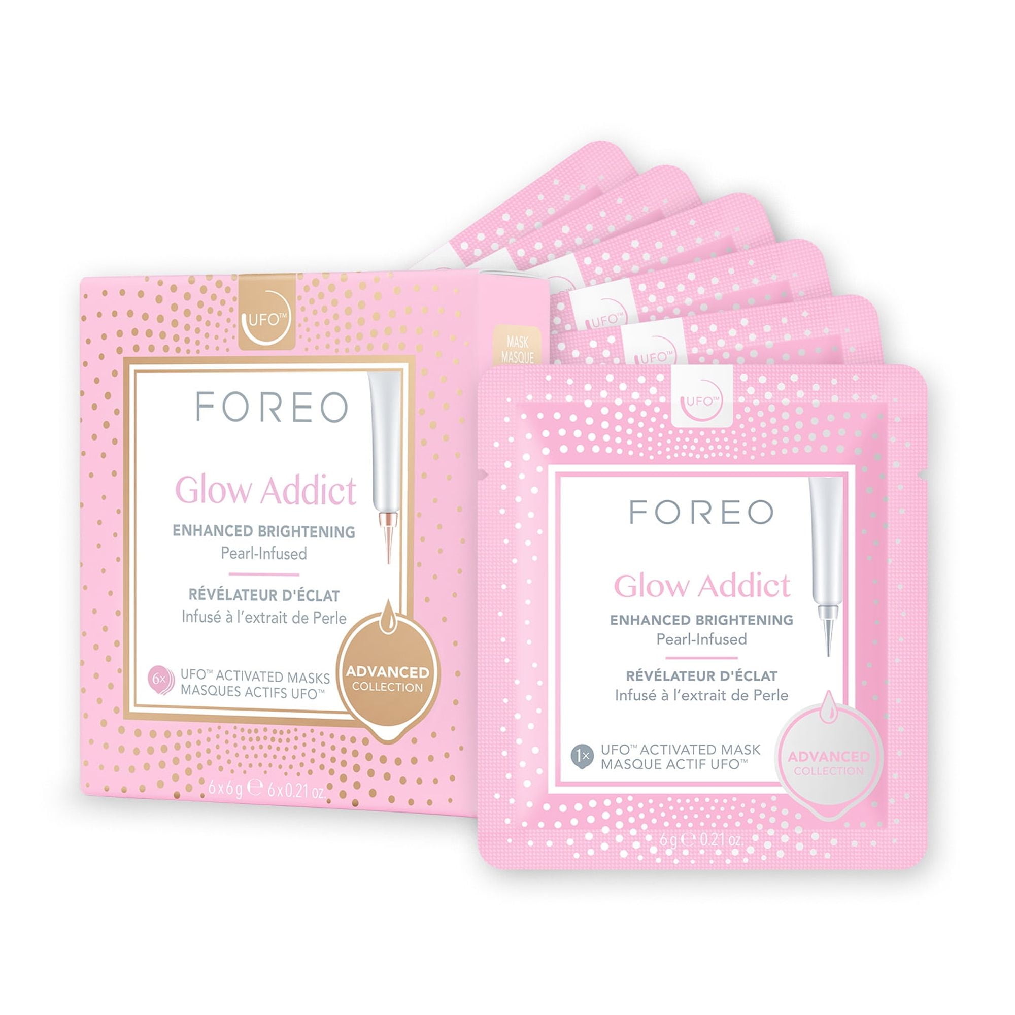 FOREO UFO Masks Glow Addict 2.0 x6 for Brighter Skin