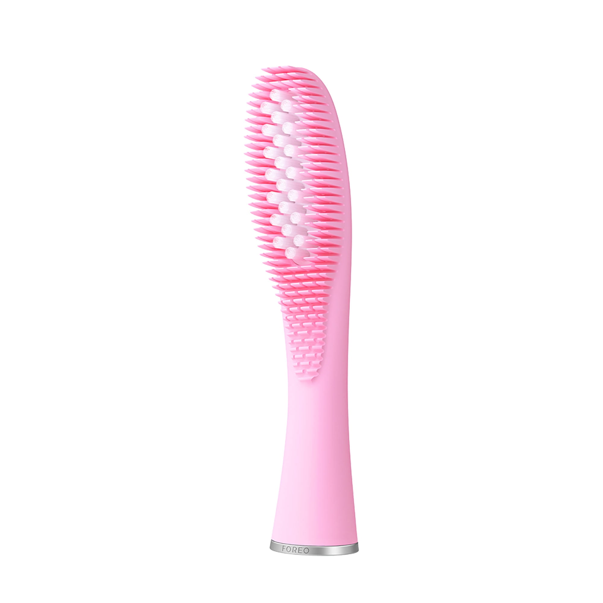 FOREO ISSA Hybrid Wave Brush Head in Pearl Pink for Gentle Hair Care