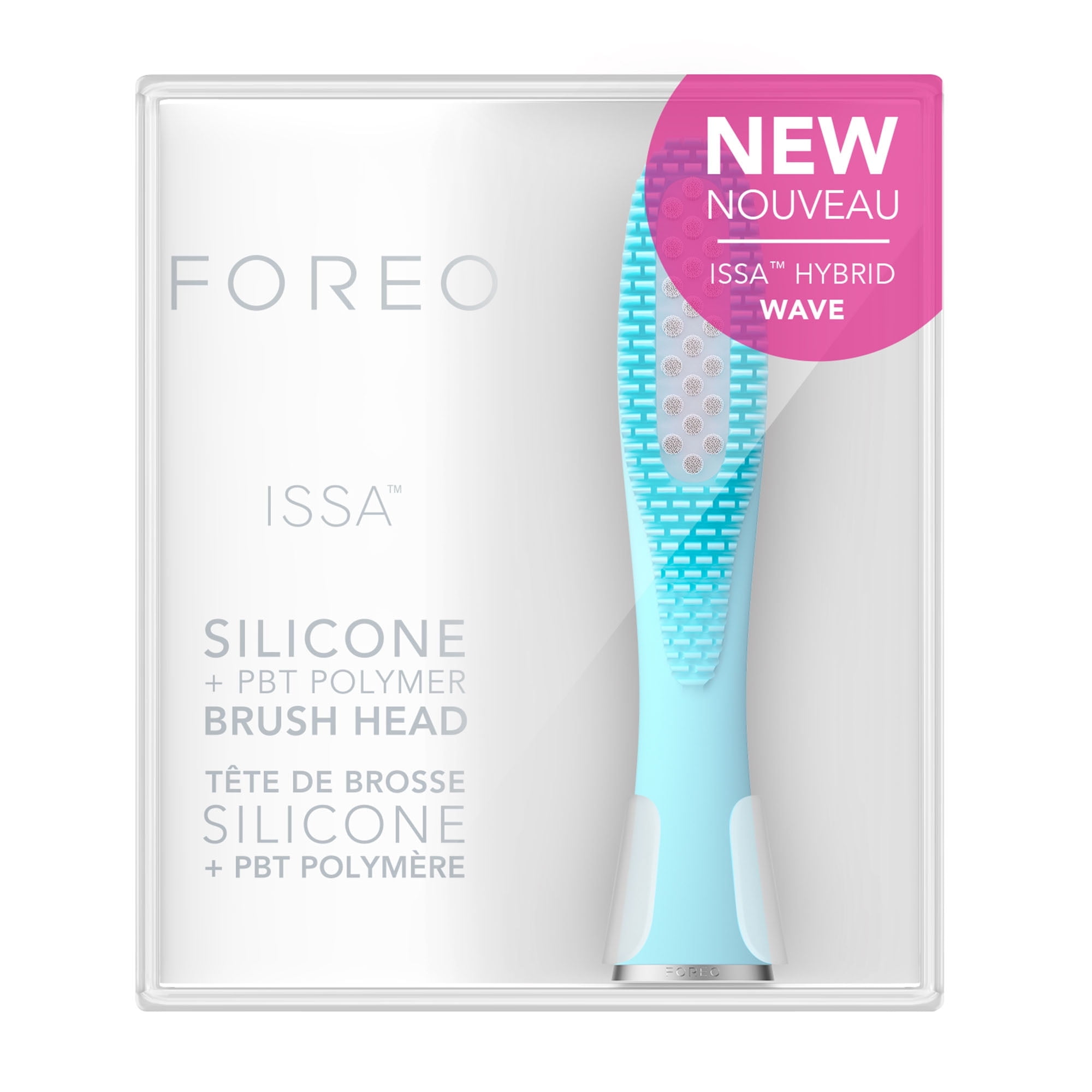 FOREO Hybrid Wave Mint Brush Head for ISSA