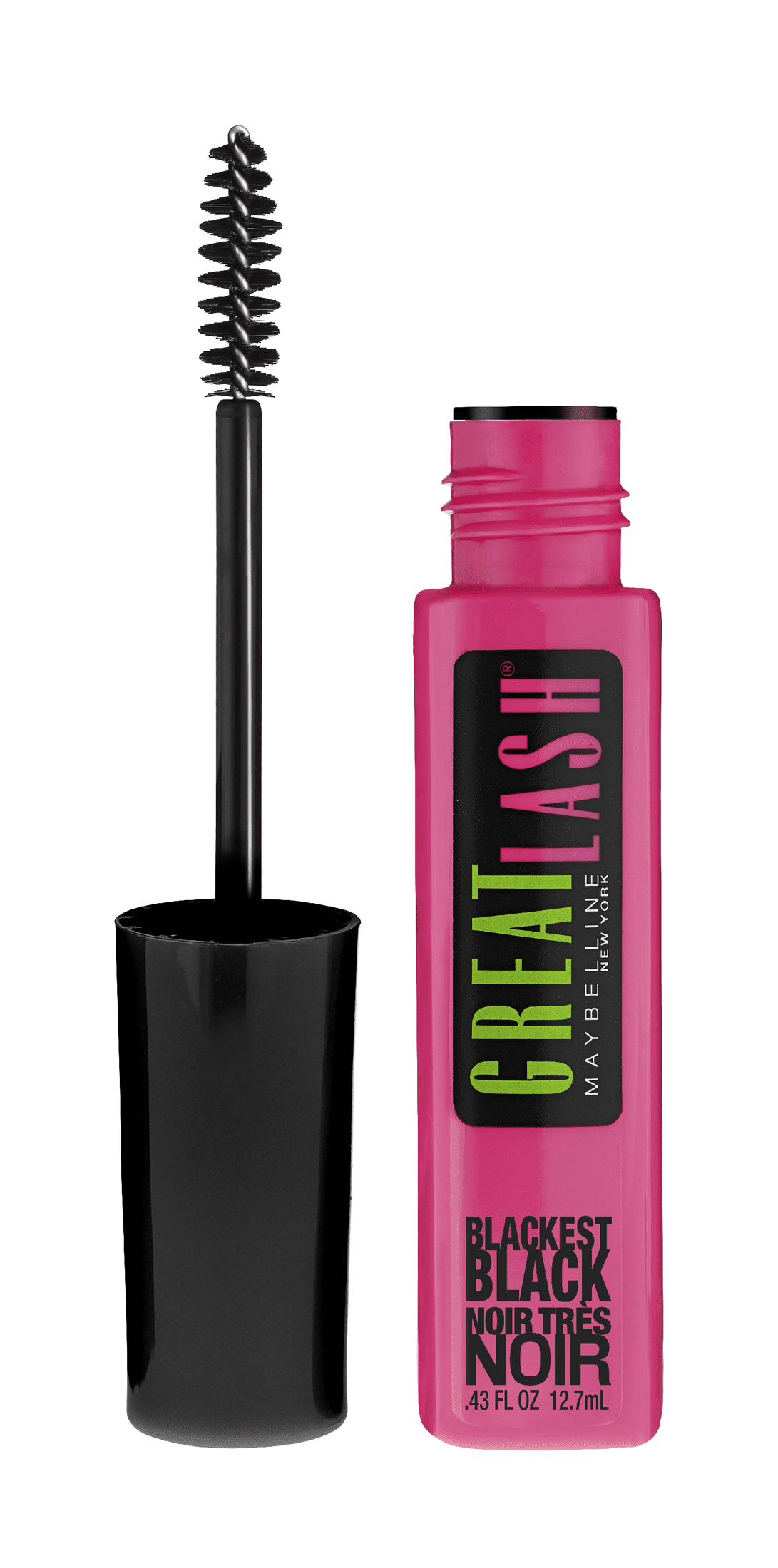 Maybelline Great Lash Mascara Cream Blush Lip Balm Trio Blackest Black