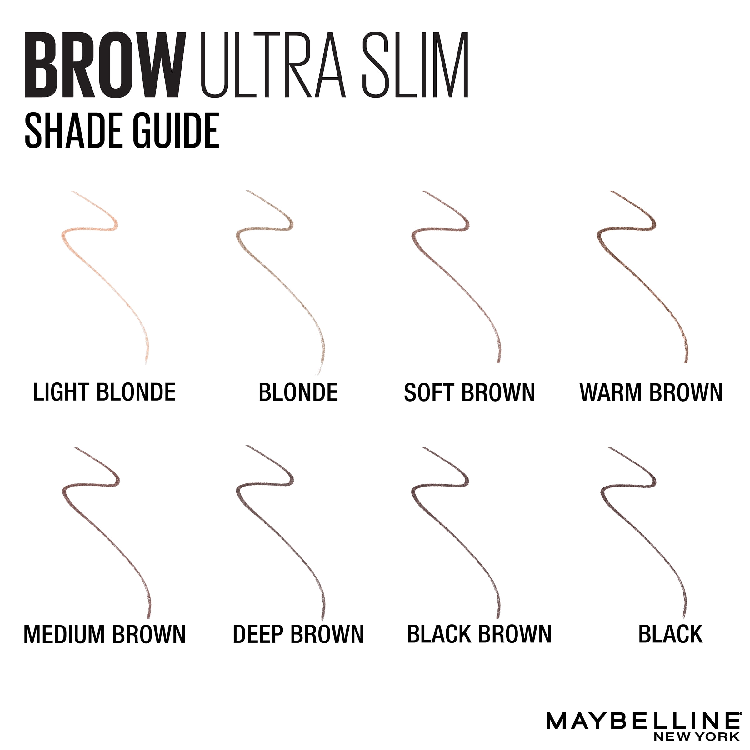 Maybelline Brow Ultra Slim Eyebrow Pencil Warm Brown