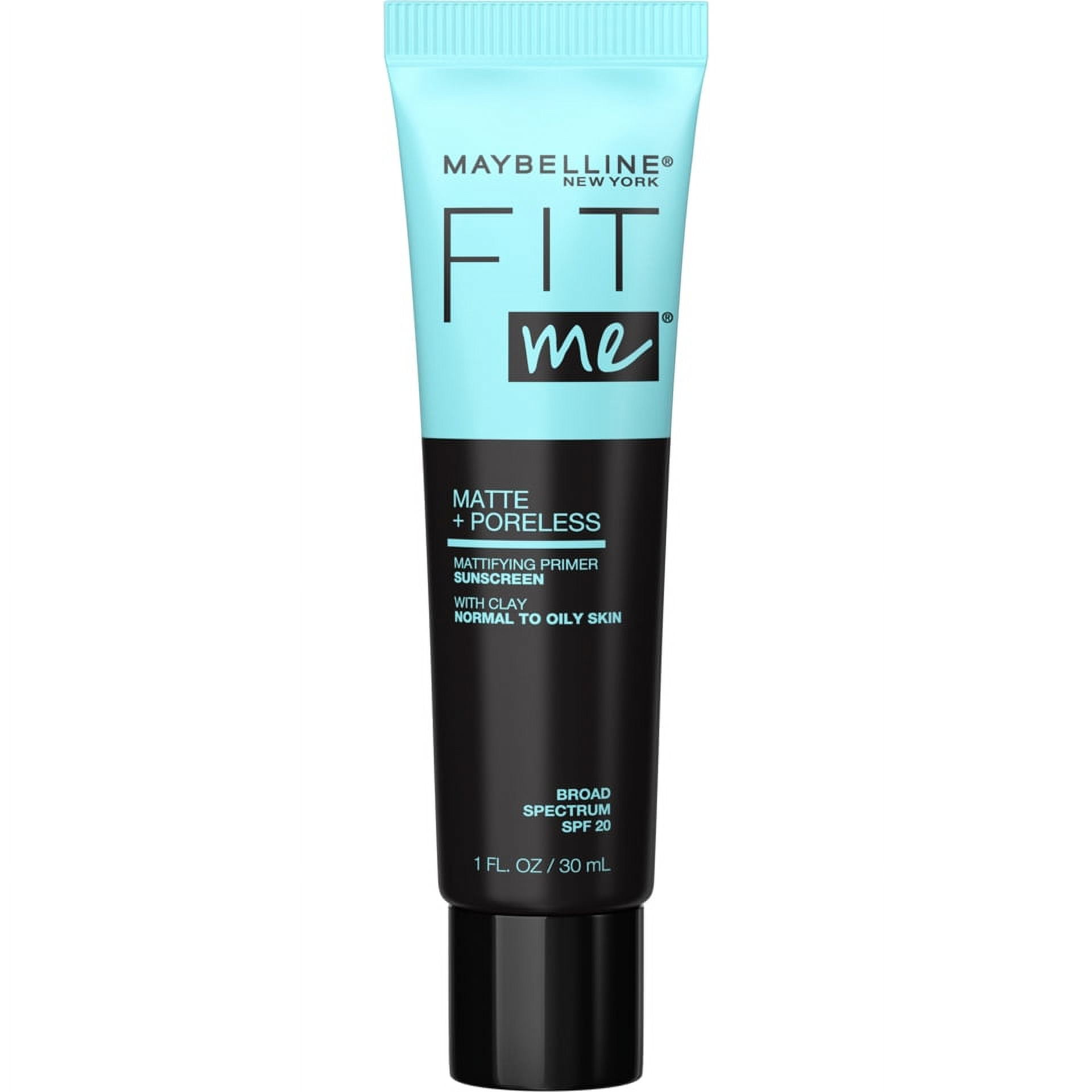 Maybelline Fit Me Matte Poreless Mattifying Face Primer Clear 1 fl oz