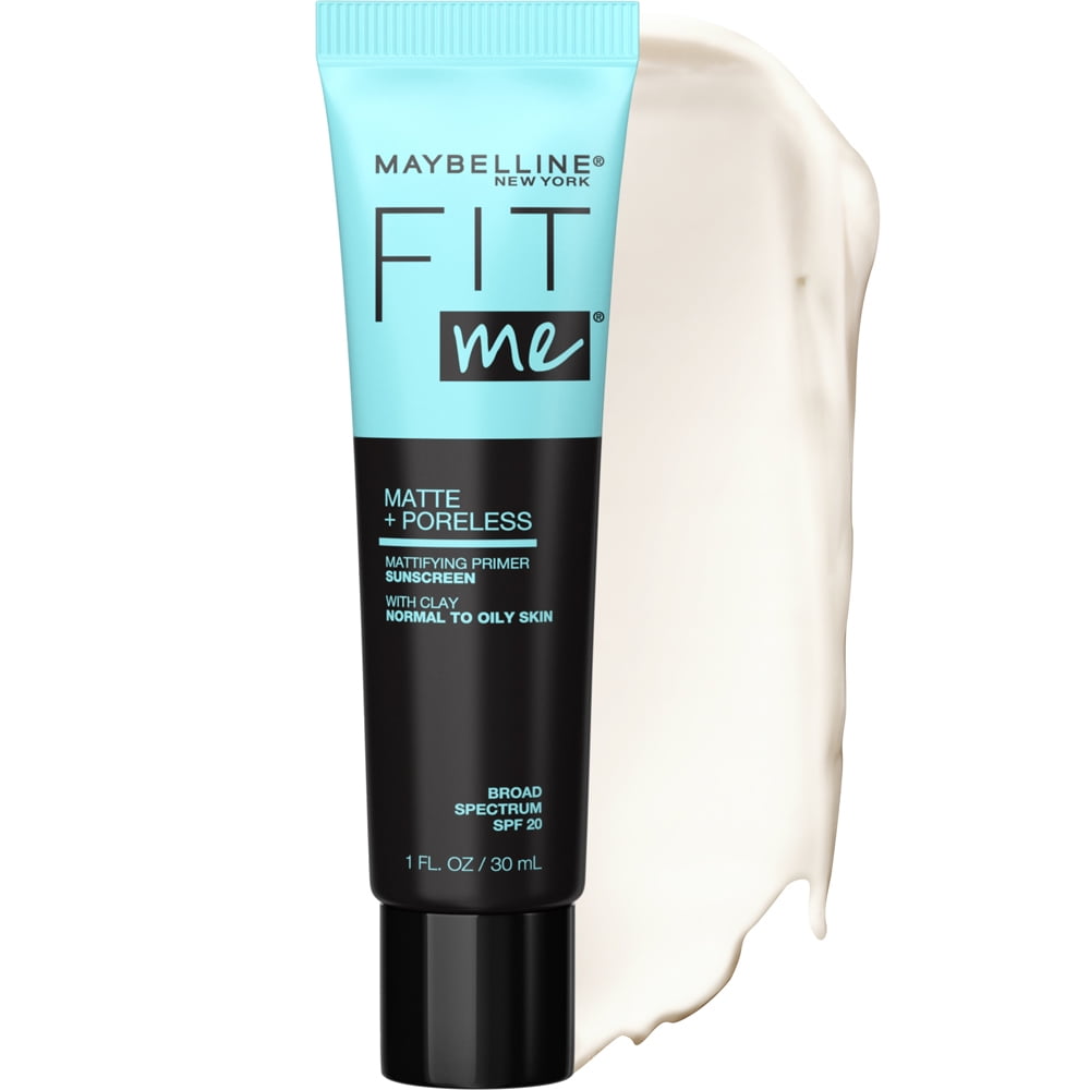 Maybelline Fit Me Matte Poreless Mattifying Face Primer Clear 1 fl oz