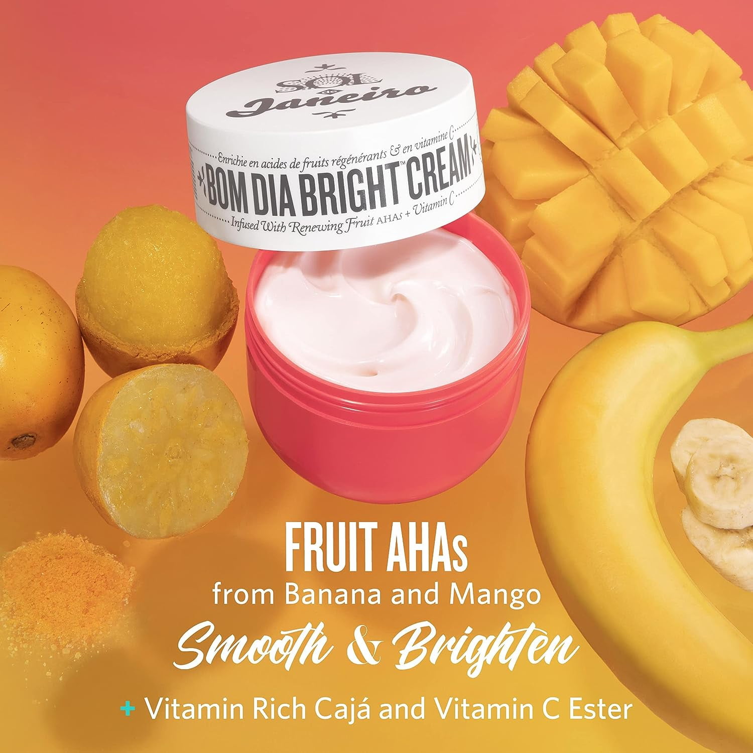 SOL DE JANEIRO  BRIGHTENING SMOOTHING BOM DIA AHA BODY CREAM