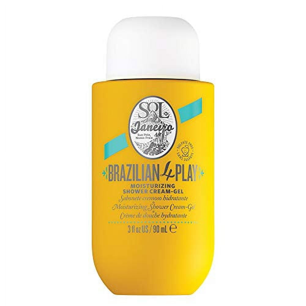 SOL DE JANEIRO MOISTURIZING SHOWER CREAM GEL BODY WASH 90ML - HYDRATING BATH GEL FOR SOFT SKIN