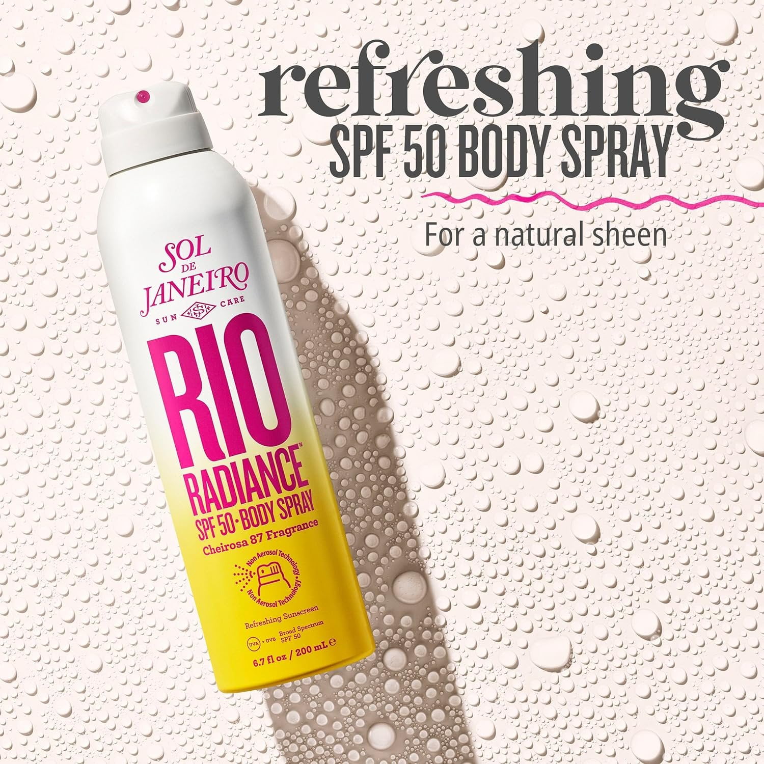 SOL DE JANEIRO RIO RADIANCE SPF50 BODY SPRAY 6.7OZ/200ML