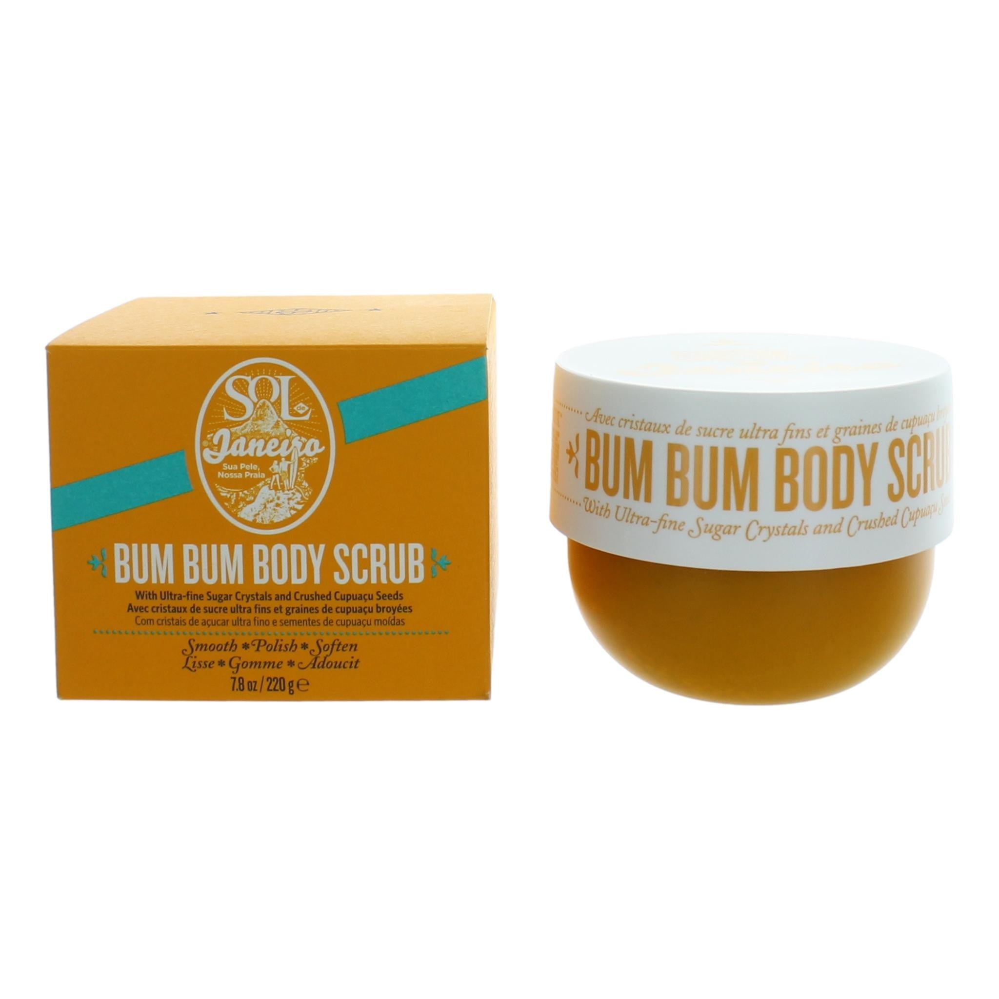 SOL DE JANEIRO BUM BUM BODY SCRUB 7.8 OZ FOR SMOOTH SKIN