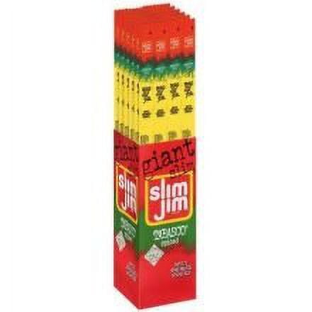 Slim Jim Smoked Tabasco Giant Slim Jim Snacks 0.97 oz