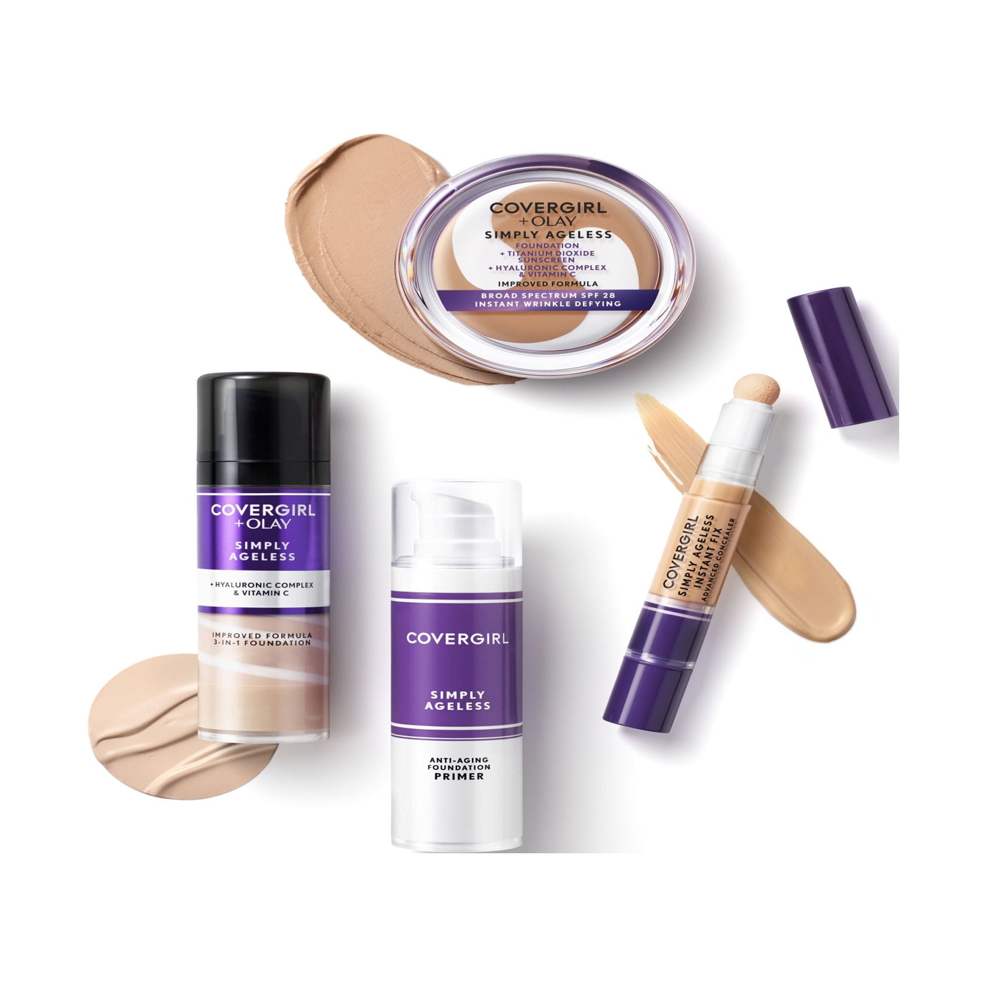 COVERGIRL OLAY Simply Ageless 3-in-1 Liquid Foundation 260 Classic Tan 1 fl oz