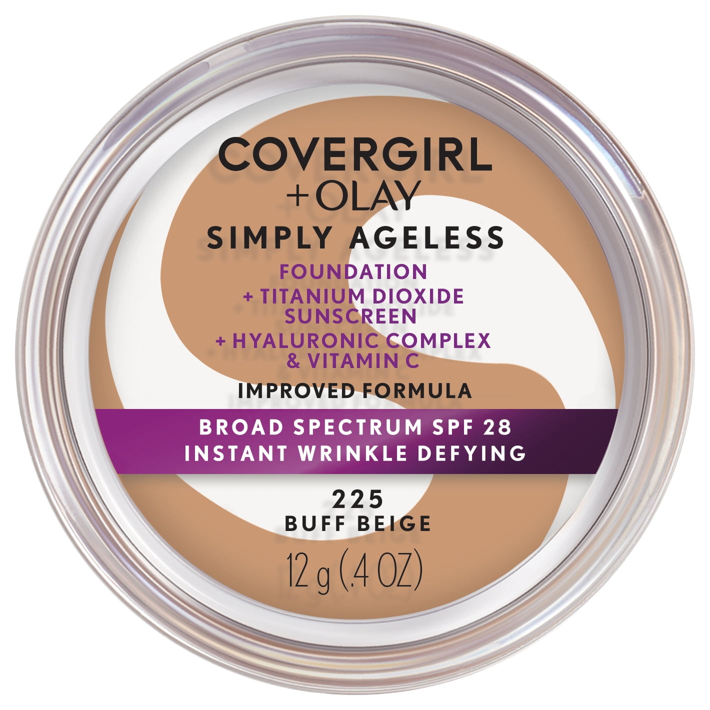 COVERGIRL OLAY Simply Ageless Wrinkle Defying Foundation 225 Buff Beige