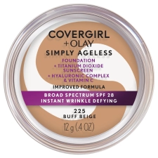 COVERGIRL OLAY Simply Ageless Wrinkle Defying Foundation 225 Buff Beige