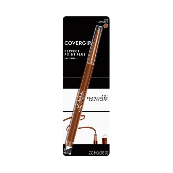 COVERGIRL Perfect Point Plus Eyeliner 210 Espresso 0.008 oz Long Lasting Versatile Black Eyeliner