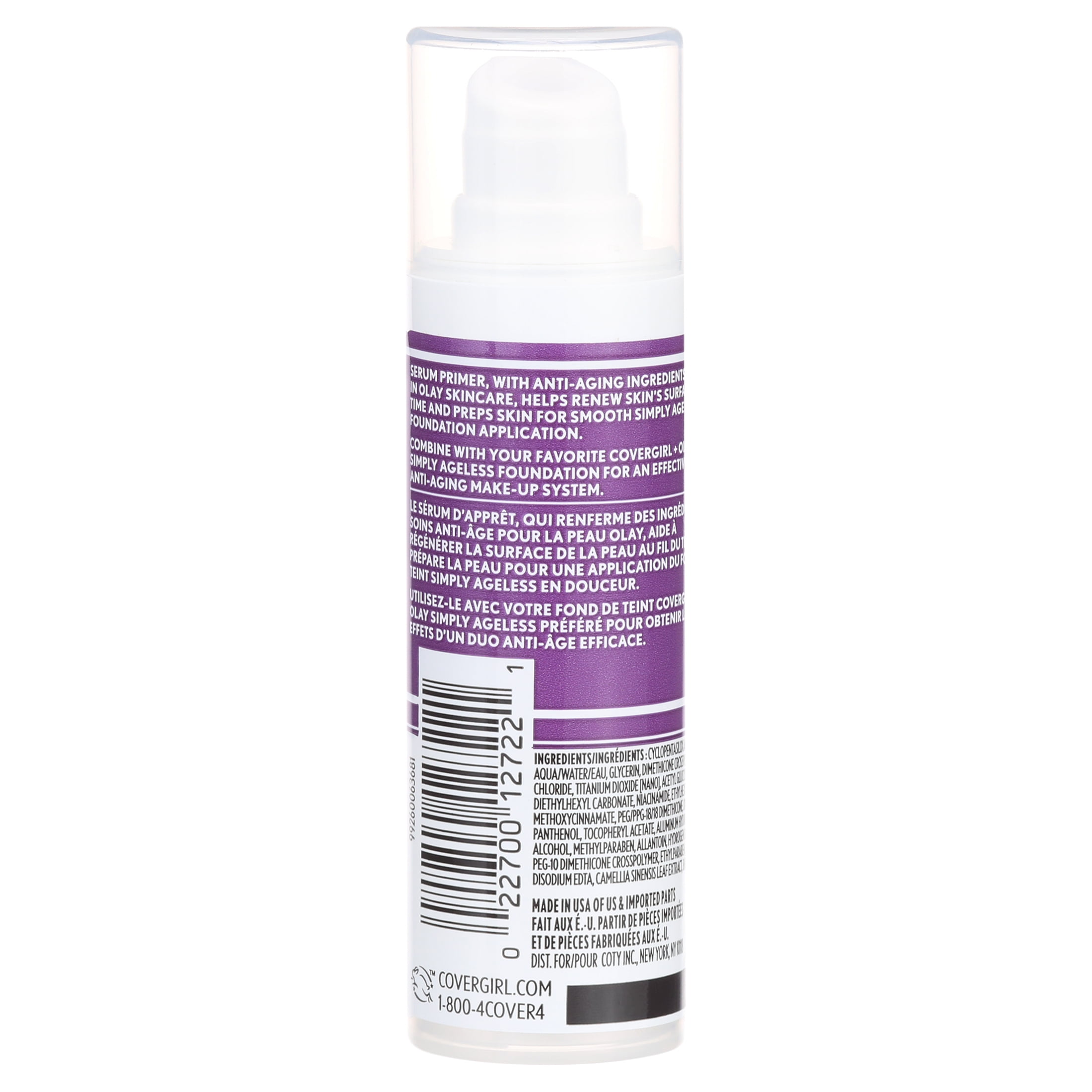 COVERGIRL Olay Simply Ageless Anti-Aging Primer 1 Fl Oz