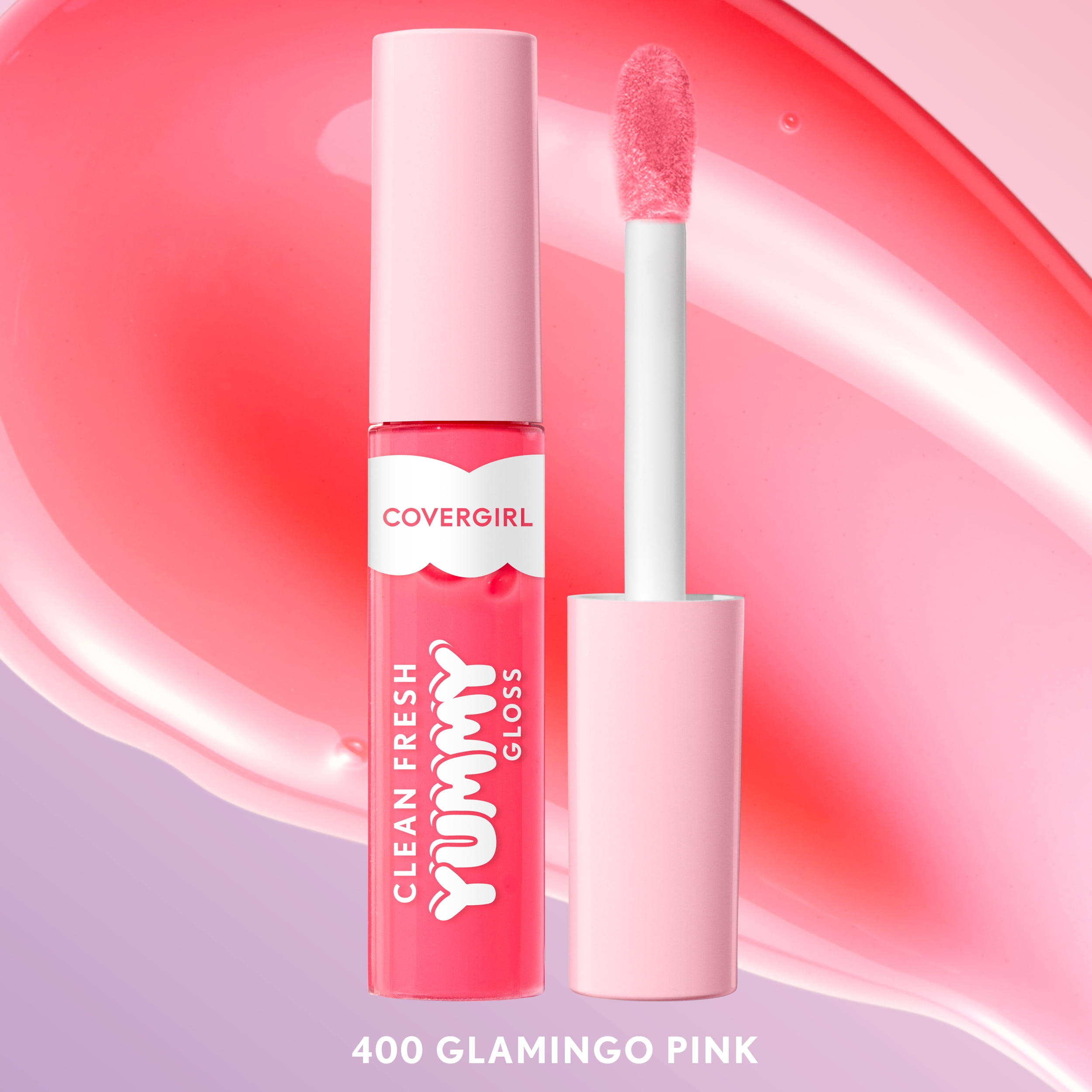 COVERGIRL Clean Fresh Yummy Lip Gloss 400 Glamingo Pink 0.33 fl oz