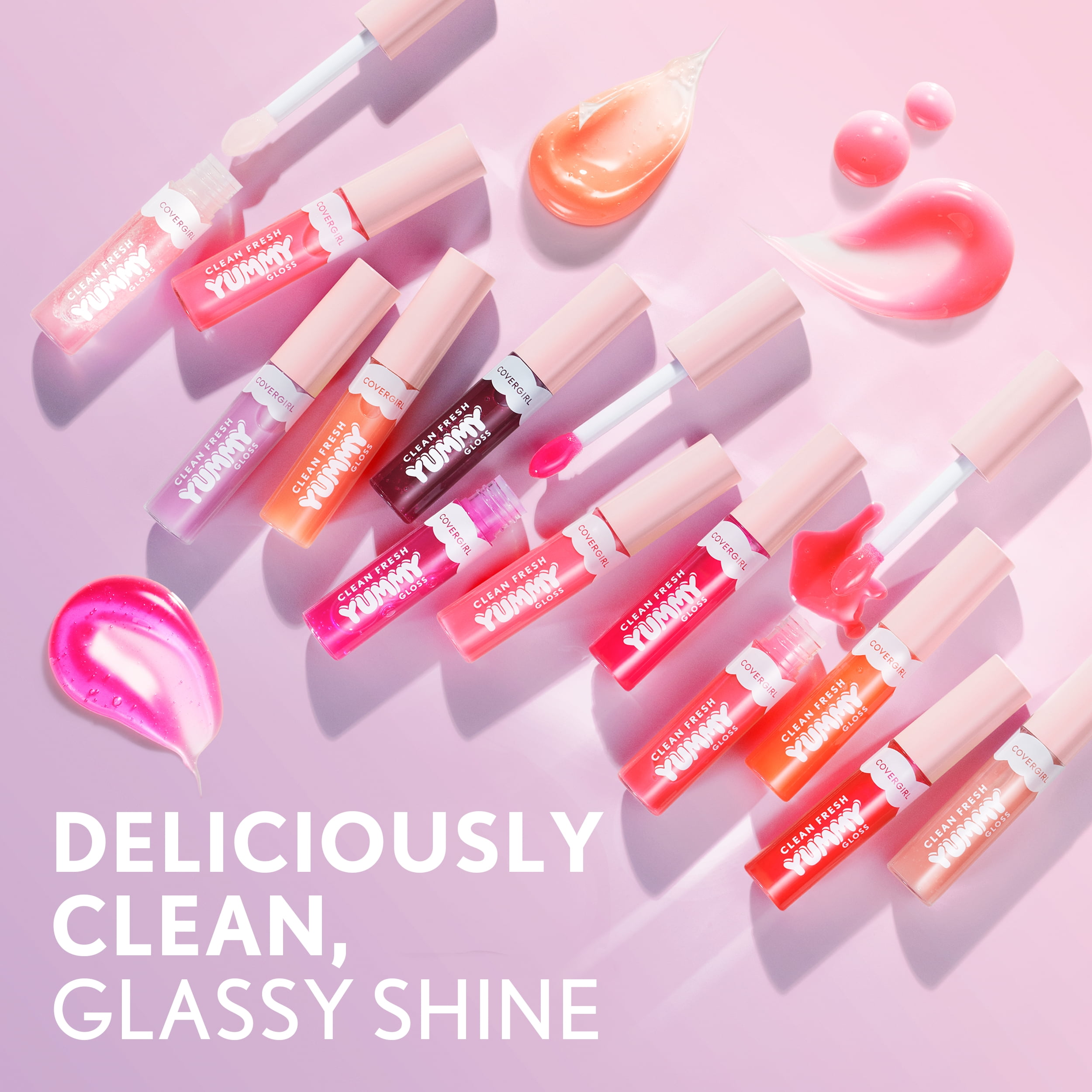 COVERGIRL Clean Fresh Yummy Lip Gloss 400 Glamingo Pink 0.33 fl oz