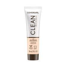 COVERGIRL Clean Invisible Liquid Foundation 100 Fair Porcelain 1.0 fl oz
