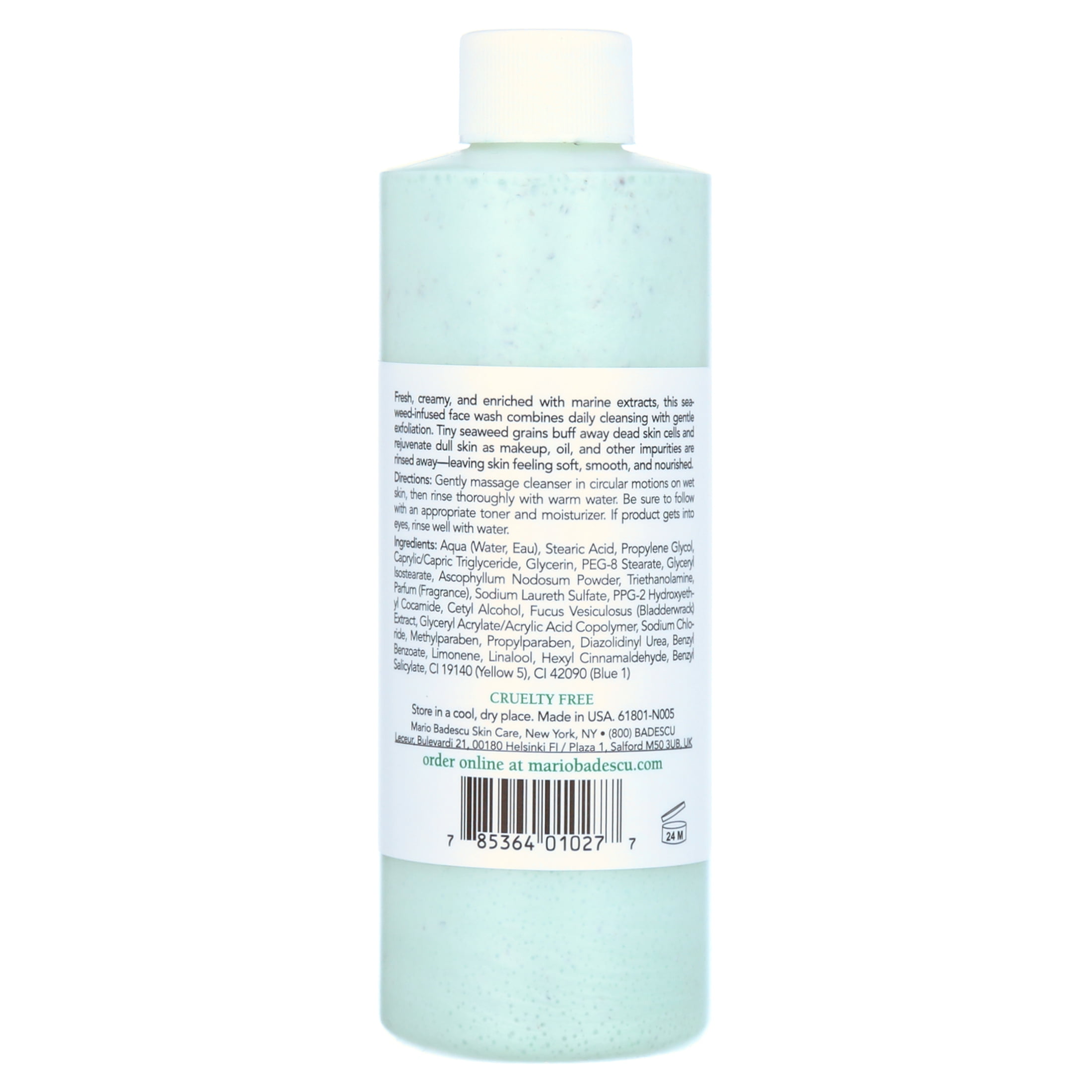 Mario Badescu Seaweed Cleansing Face Wash 8 Fl Oz Bottle
