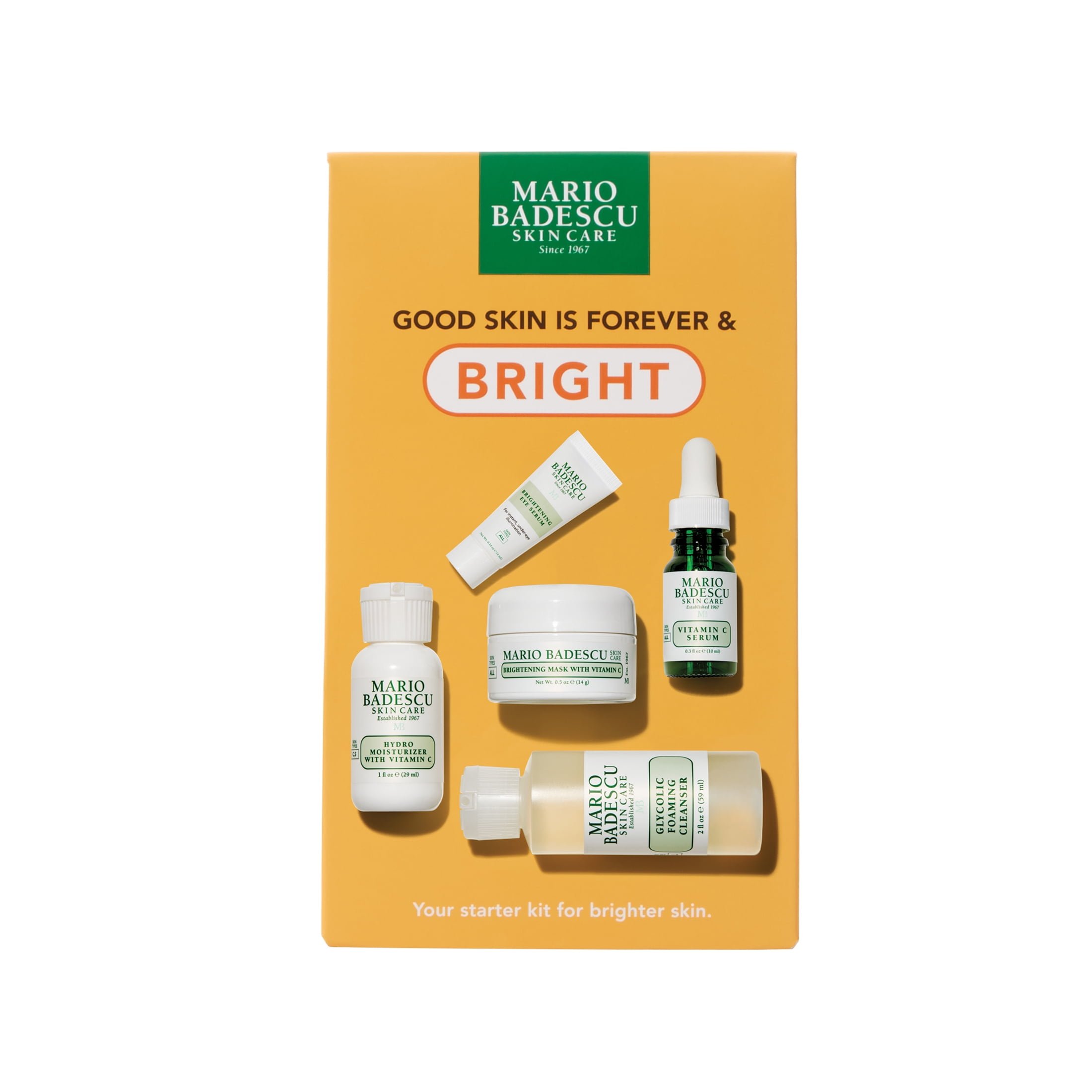 Mario Badescu Good Skin Forever Bright Radiant Kit 5 Count