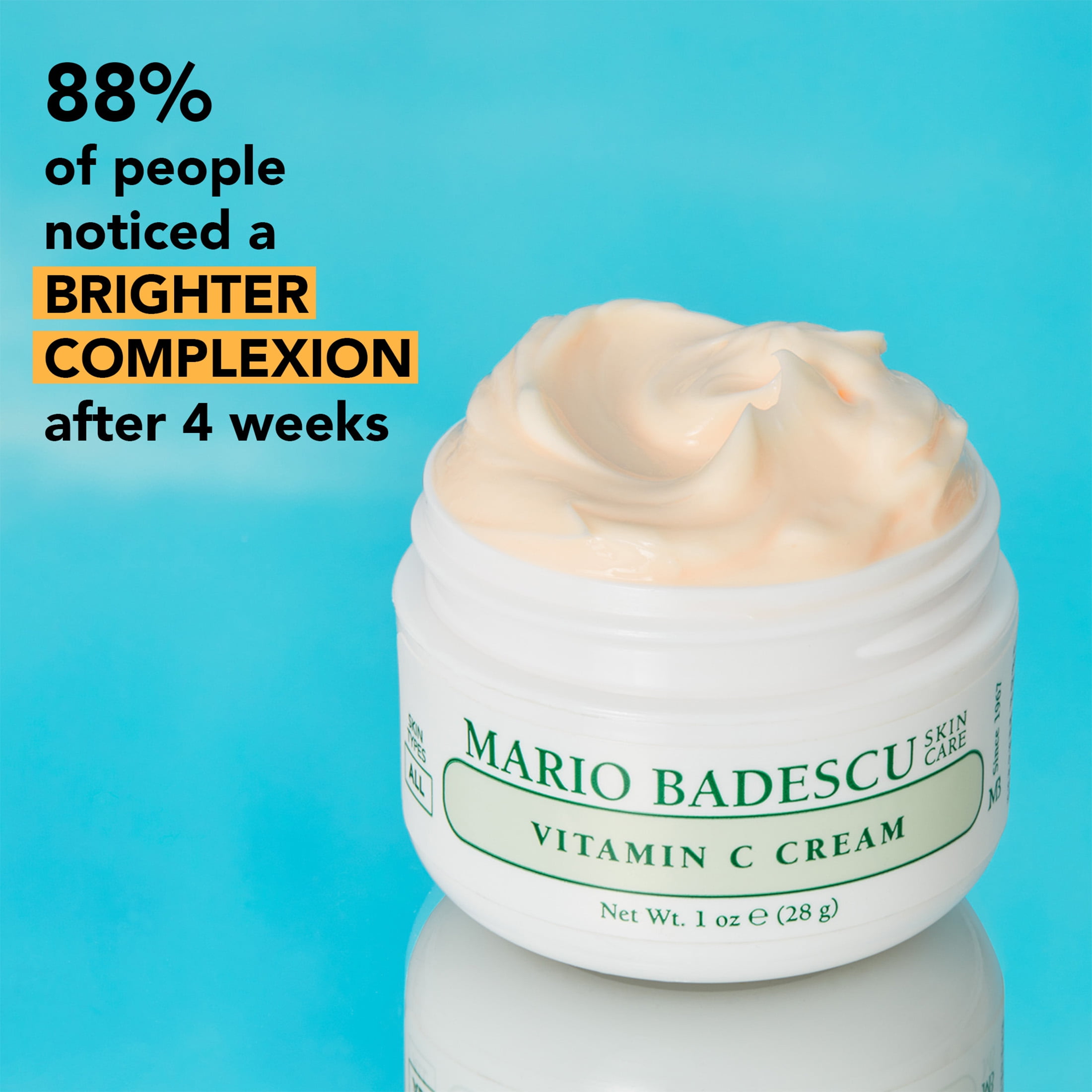 Mario Badescu Vitamin C Cream 1 oz - Brightening Skincare Essential