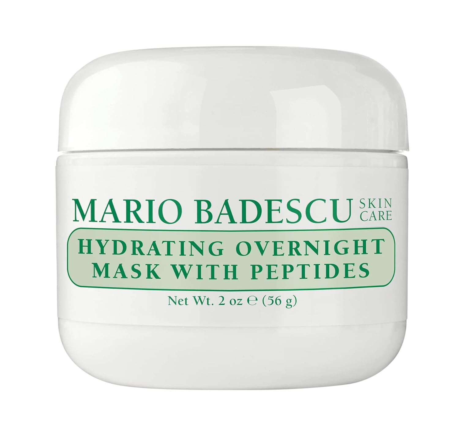 Mario Badescu Hydrating Overnight Facial Mask Peptides Skin Care 2 oz