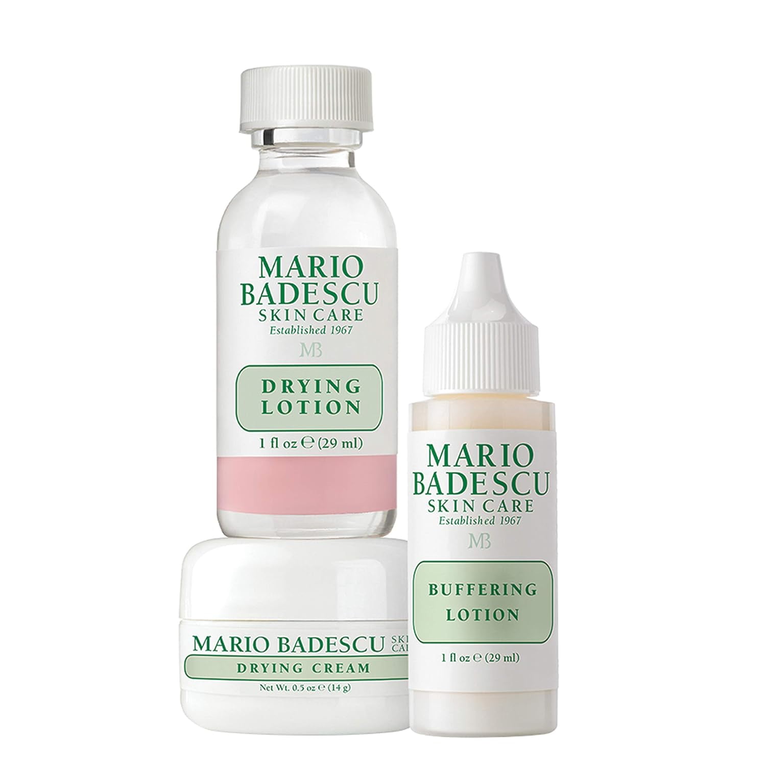 Mario Badescu Acne Repair Kit 3 Piece Set for Clear Skin