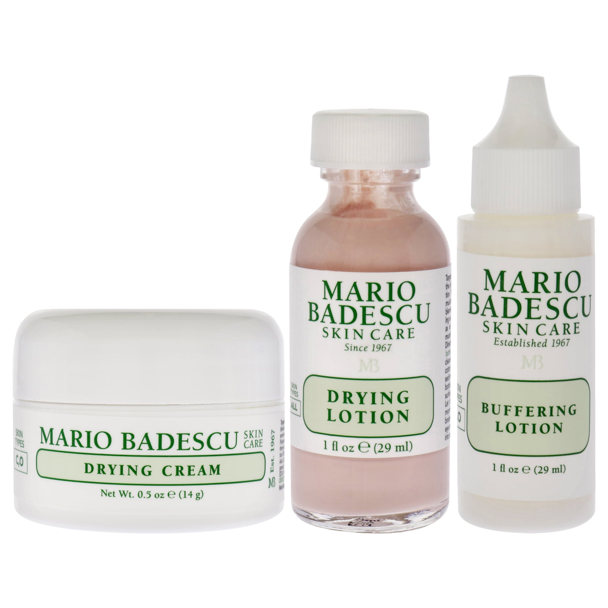 Mario Badescu Acne Repair Kit 3 Piece Set for Clear Skin