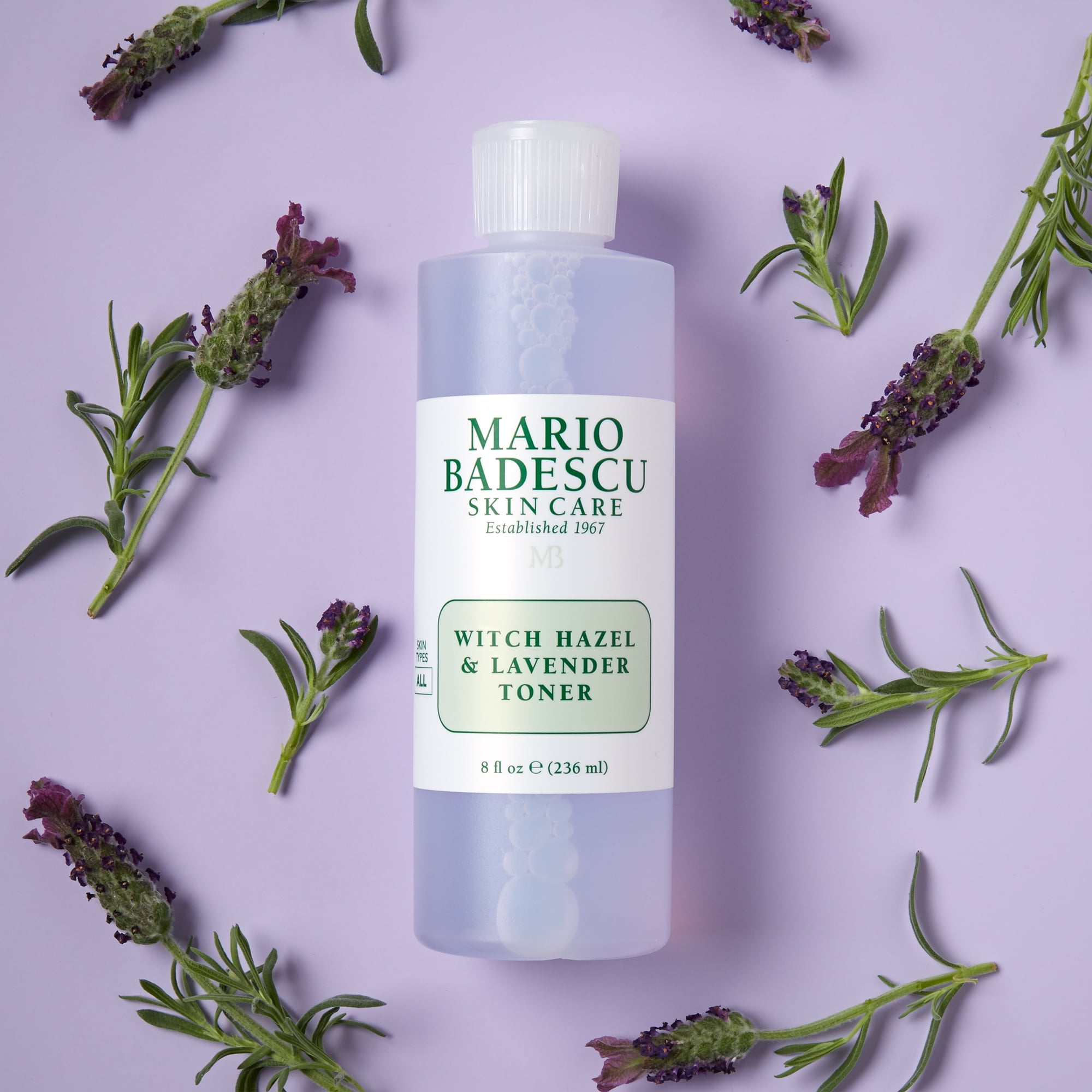 Mario Badescu Alcohol Free Witch Hazel Facial Toner Aging Skin Lavender Rose Water Aloe Vera Face Care