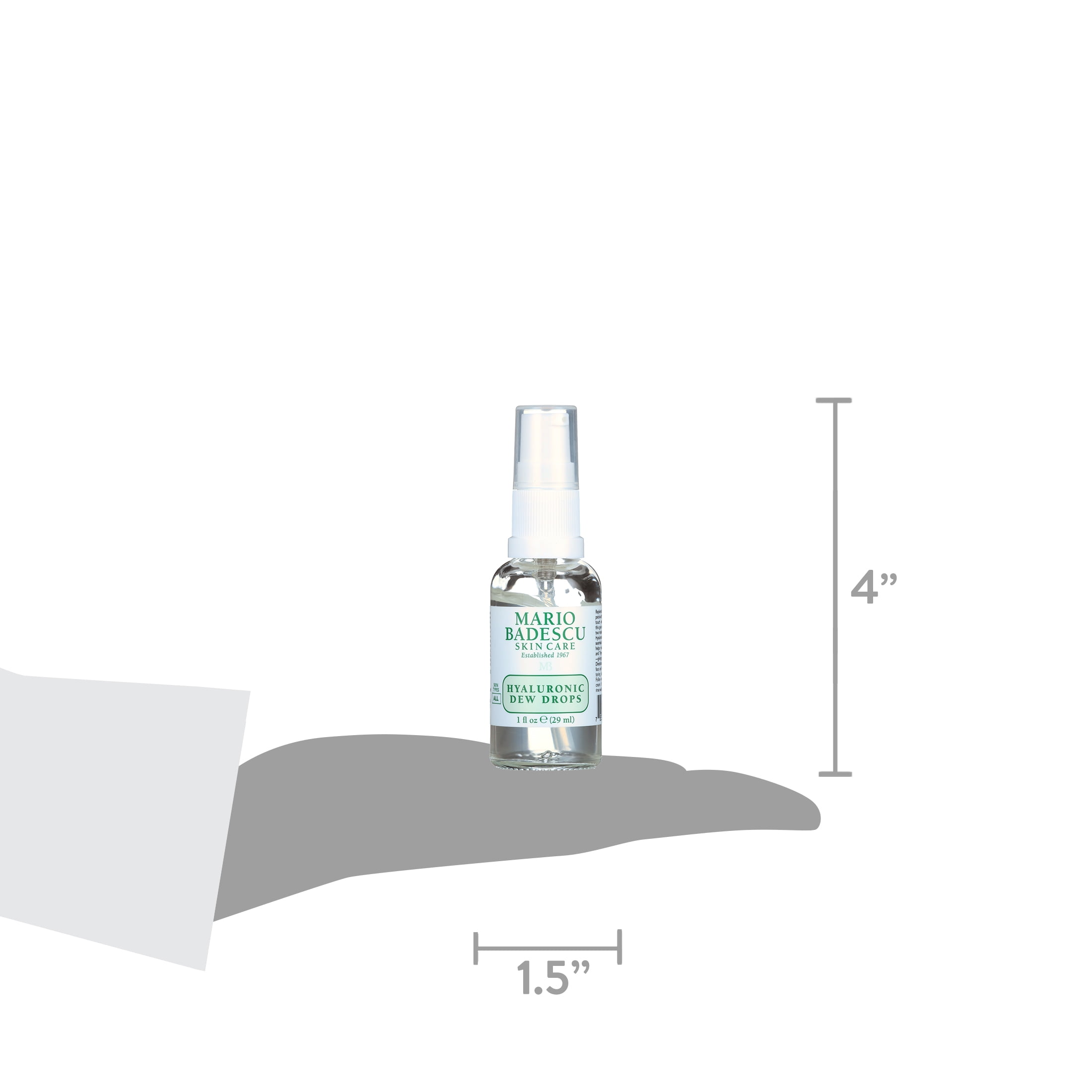 Mario Badescu Hyaluronic Dew Drops Face Neck Serum Skin Care 1 fl oz