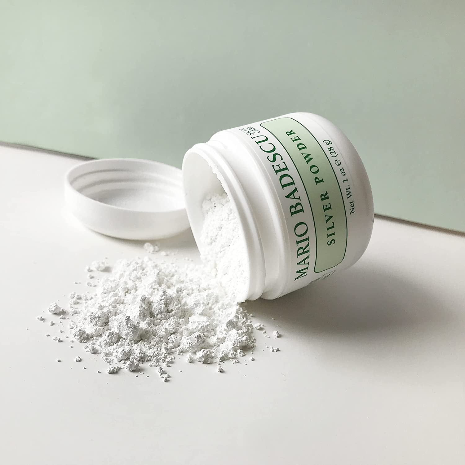 Mario Badescu Silver Facial Powder Skin Care Purifying Kaolin 1 oz for Healthy Skin Care