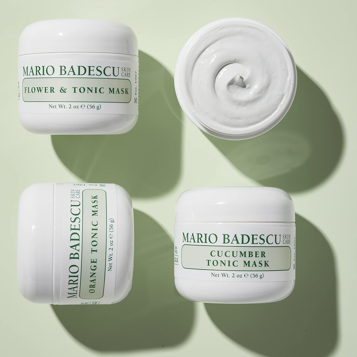 Mario Badescu Flower Tonic Facial Mask 2 oz for Clear Skin Care
