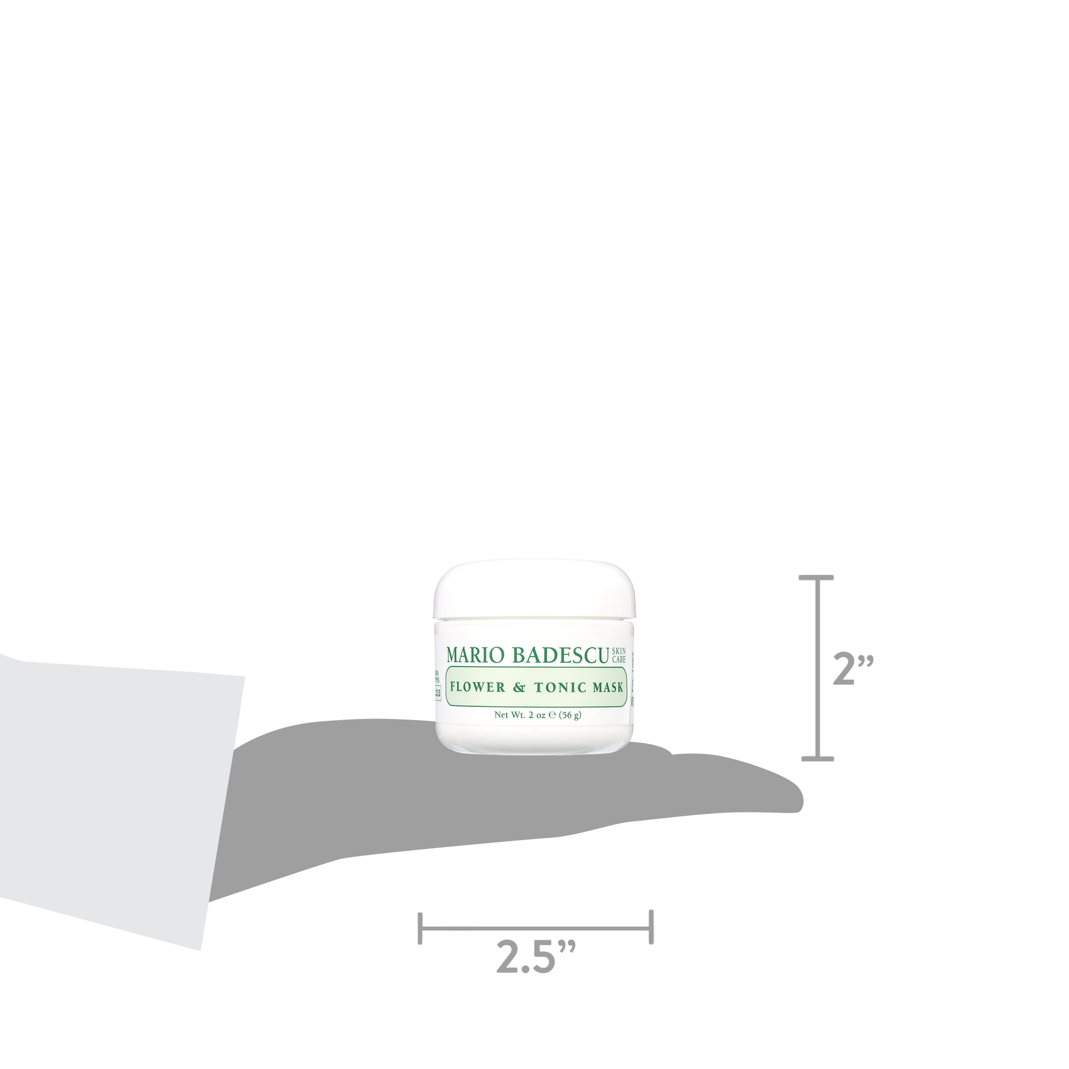 Mario Badescu Flower Tonic Facial Mask 2 oz for Clear Skin Care