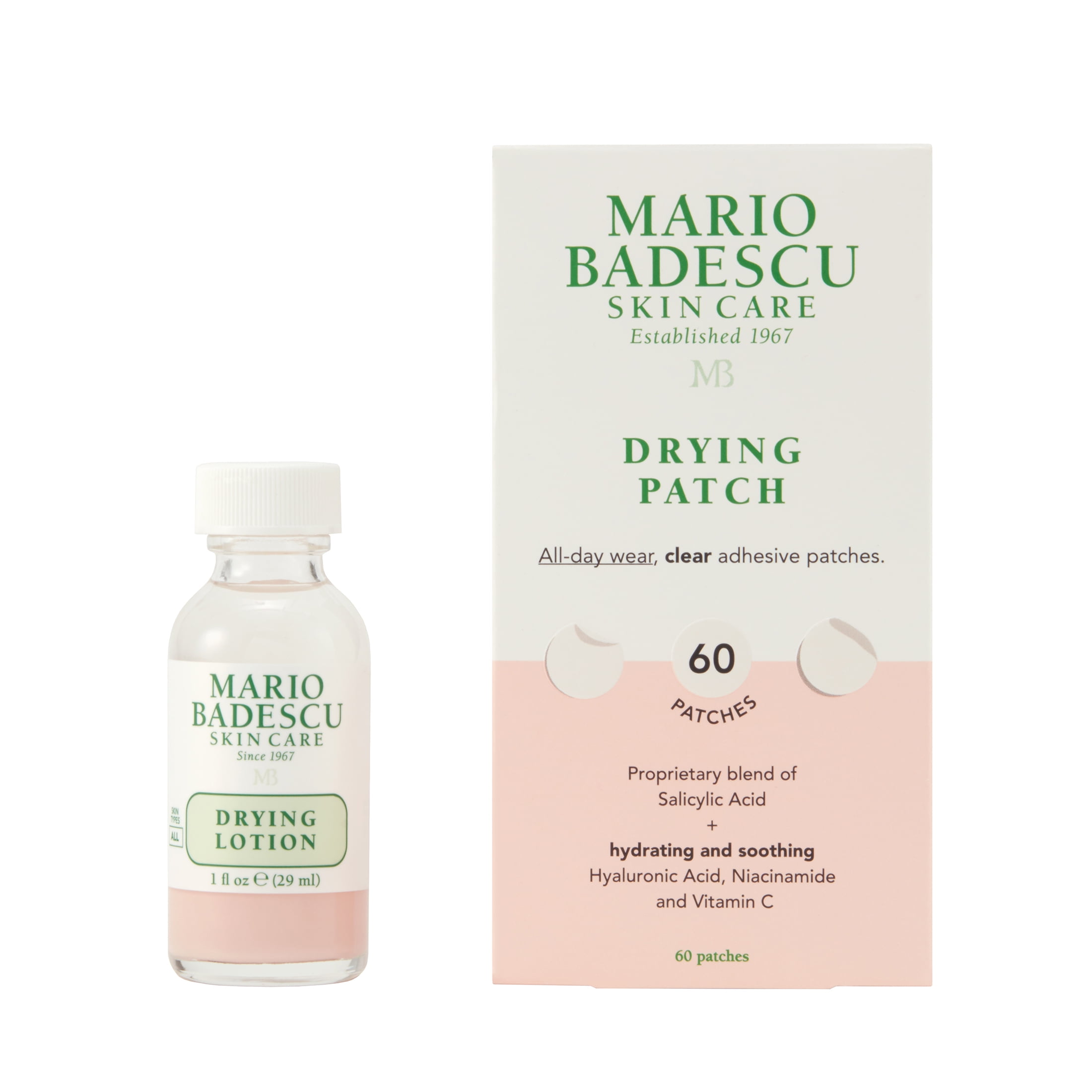 Mario Badescu AM PM Acne Corrector Drying Duo Acne Treatment 2 Piece Kit