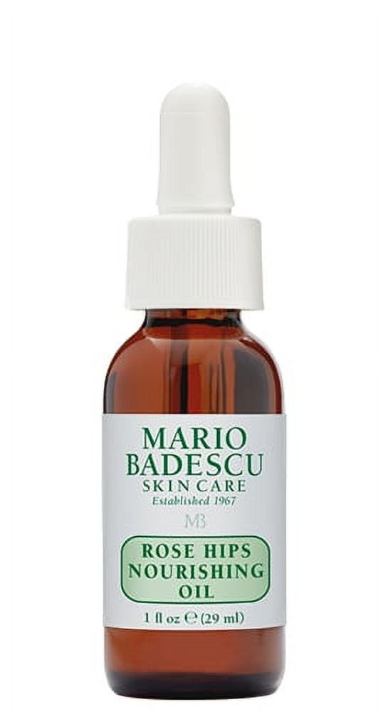 Mario Badescu Rose Hips Nourishing Oil Face Serum 1 fl oz for Skin Care