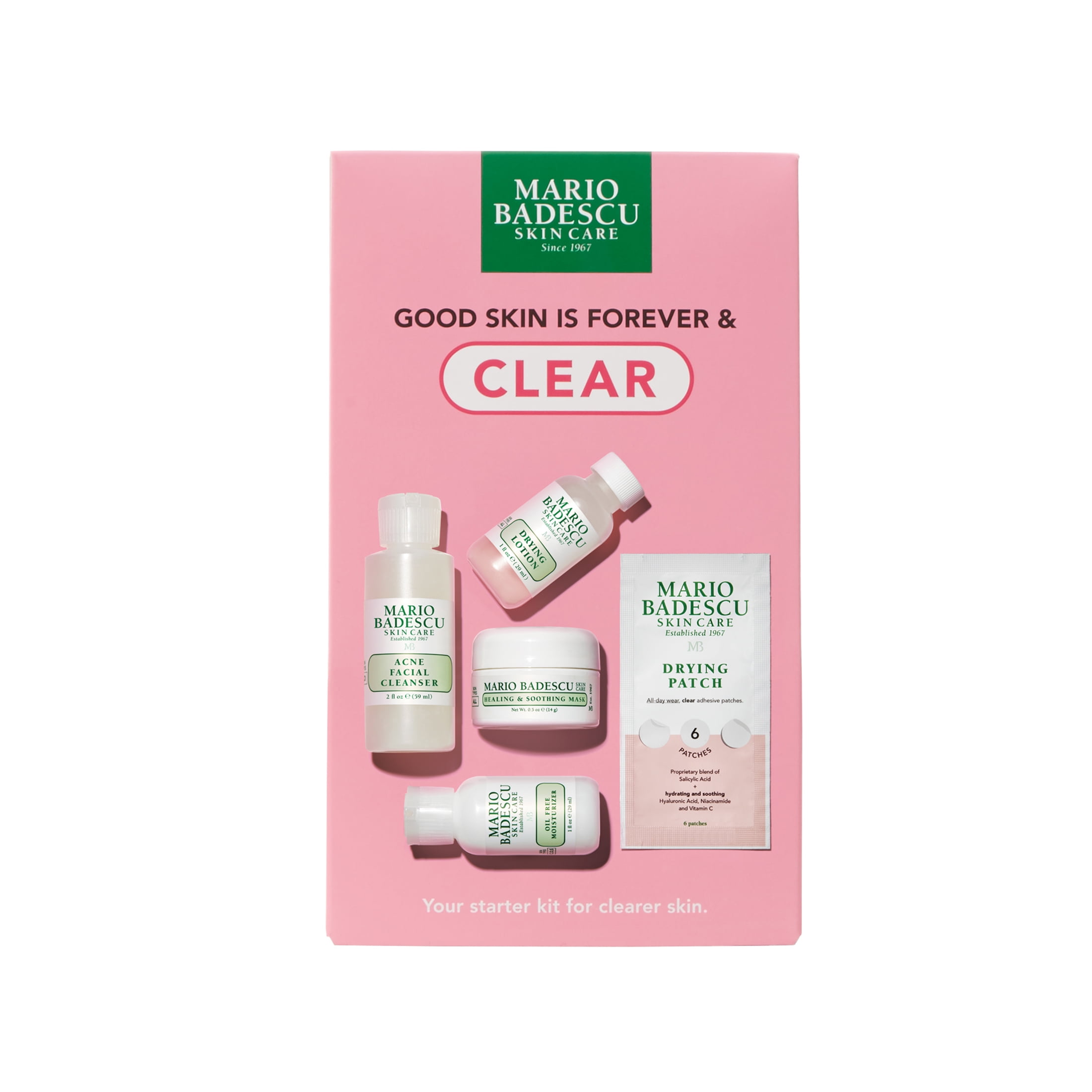 Mario Badescu Good Skin Is Forever Clear Oily Skin 5 Piece Set