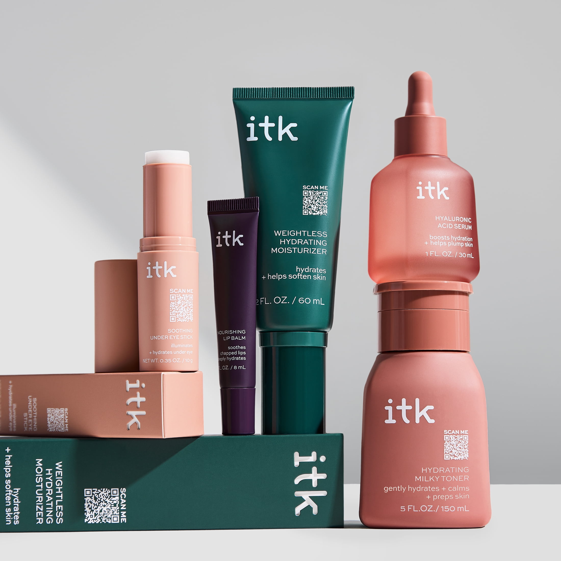 ITK Skincare Hydrating Milky Face Toner Hyaluronic Acid Squalane All Skin Types 5 oz