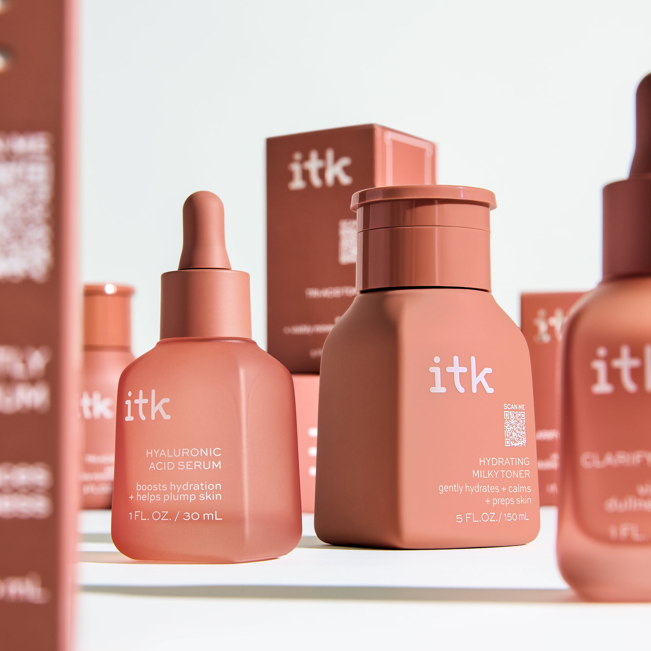 ITK Skincare Hydrating Milky Face Toner Hyaluronic Acid Squalane All Skin Types 5 oz