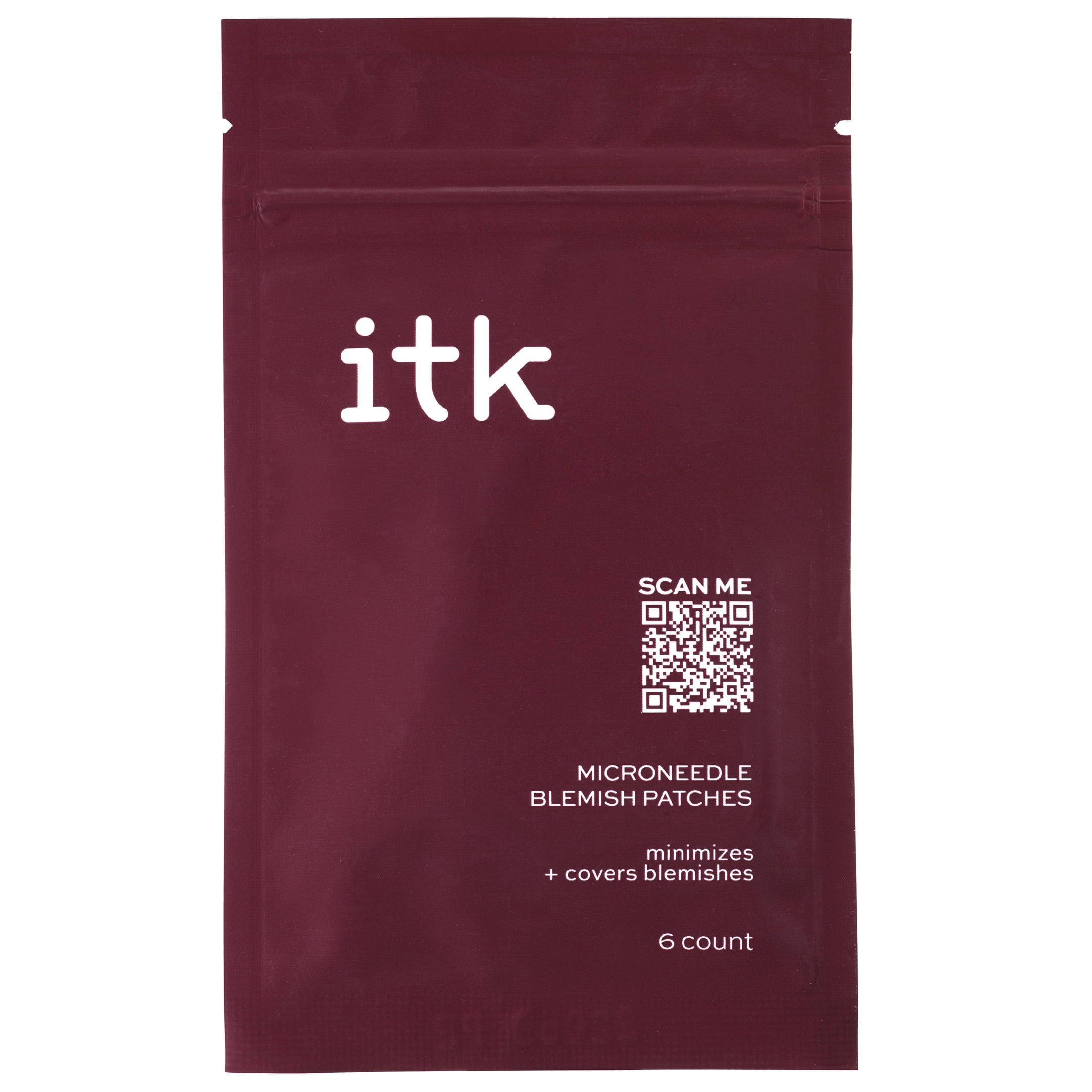 ITK Microneedle Acne Blemish Pimple Patches Salicylic Acid Aloe Vera 6 Count
