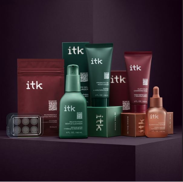 ITK Skincare Exfoliating Gel Cleanser Glycolic Acid All Skin Types 5 oz