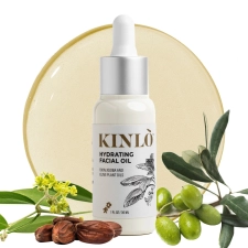 Kinlo Hydrating Face Oil Jojoba Olive Oil Vitamin E Moisturizer Deep Hydration Nourishing 1fl oz